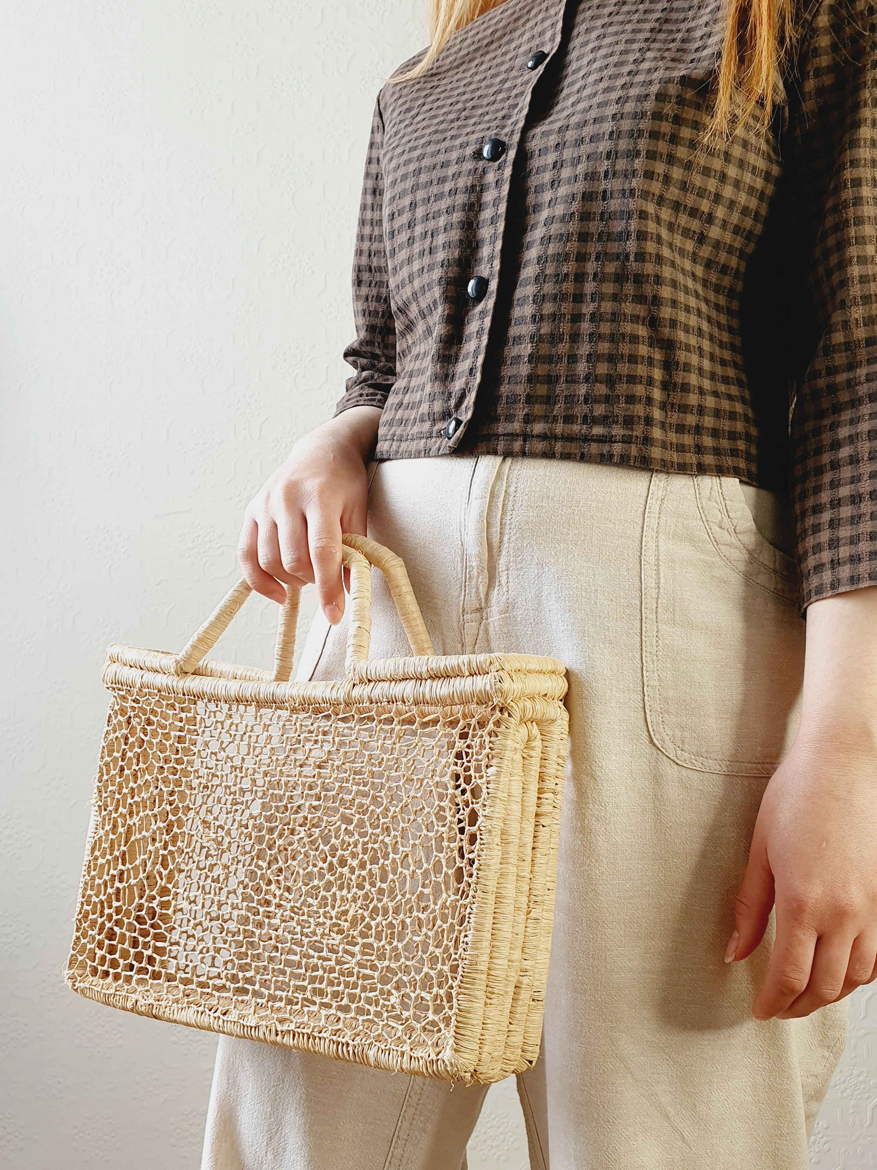80s Gingham Top - M - Image 4