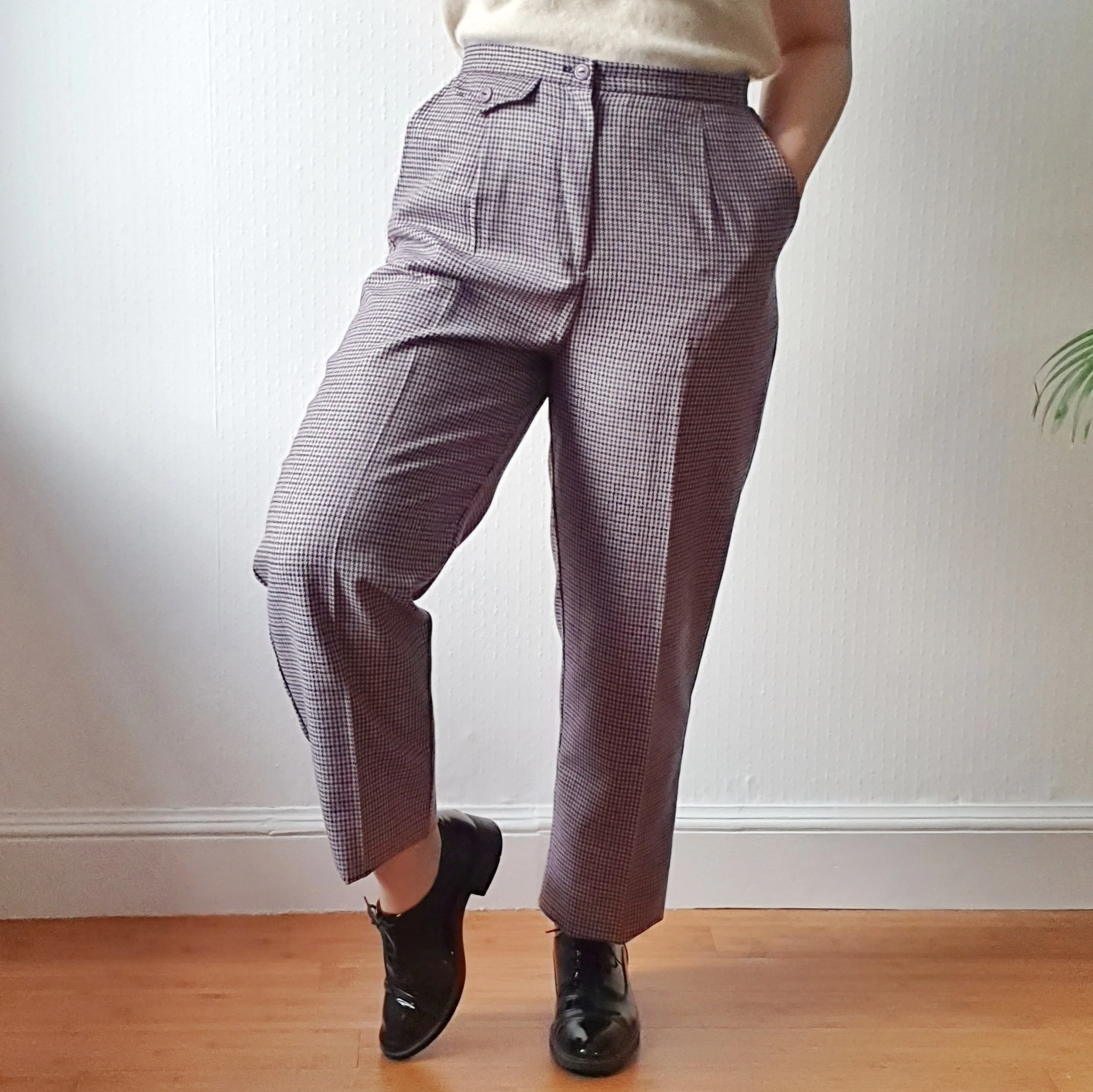 80s High Waisted Trousers - M - Image 3