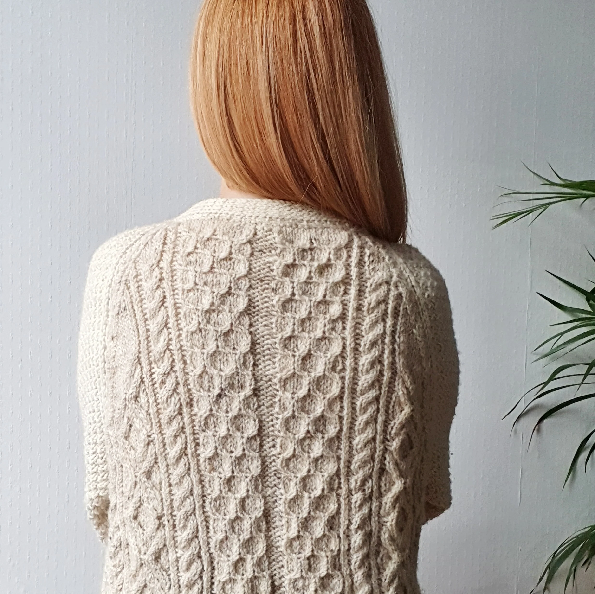 Arran Fisherman's Knit Cardigan - XL - Image 6