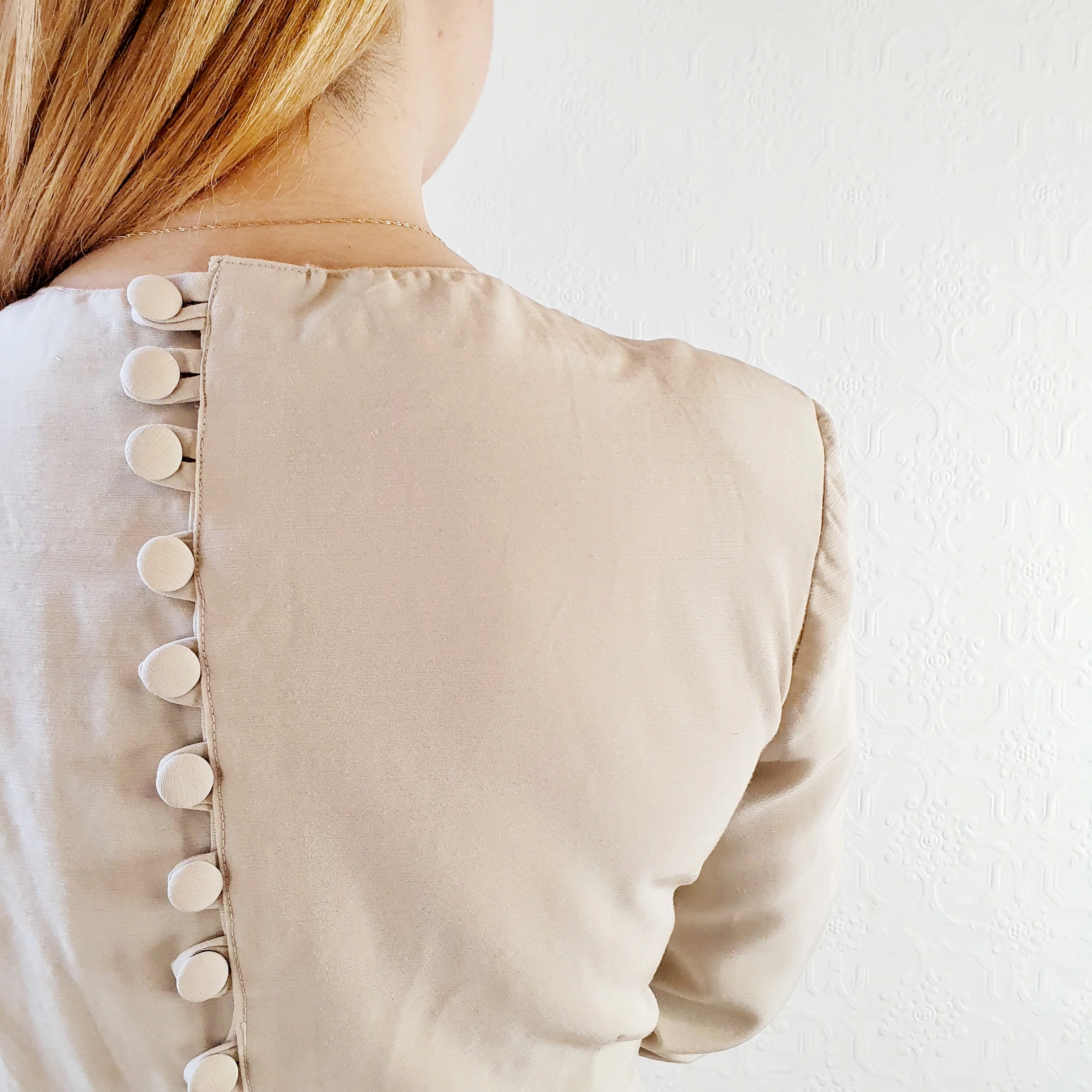 Button Down 60s Dress - M - Image 6