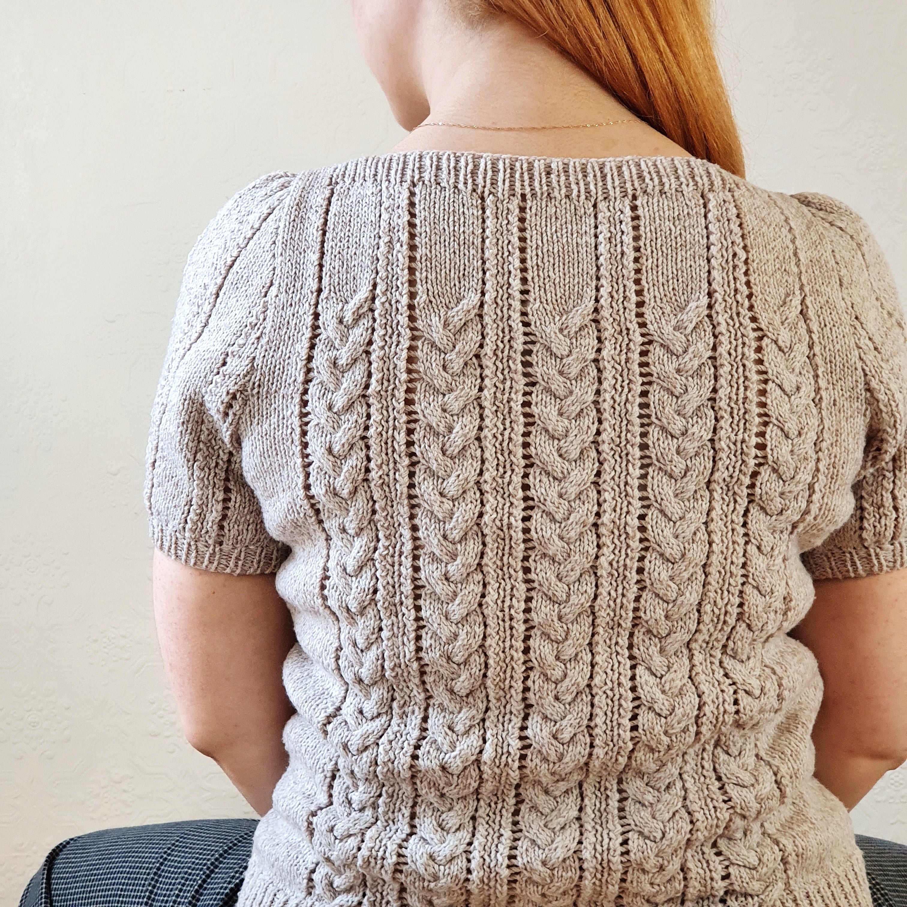 Cable Knit 70s Jumper - S - Image 3