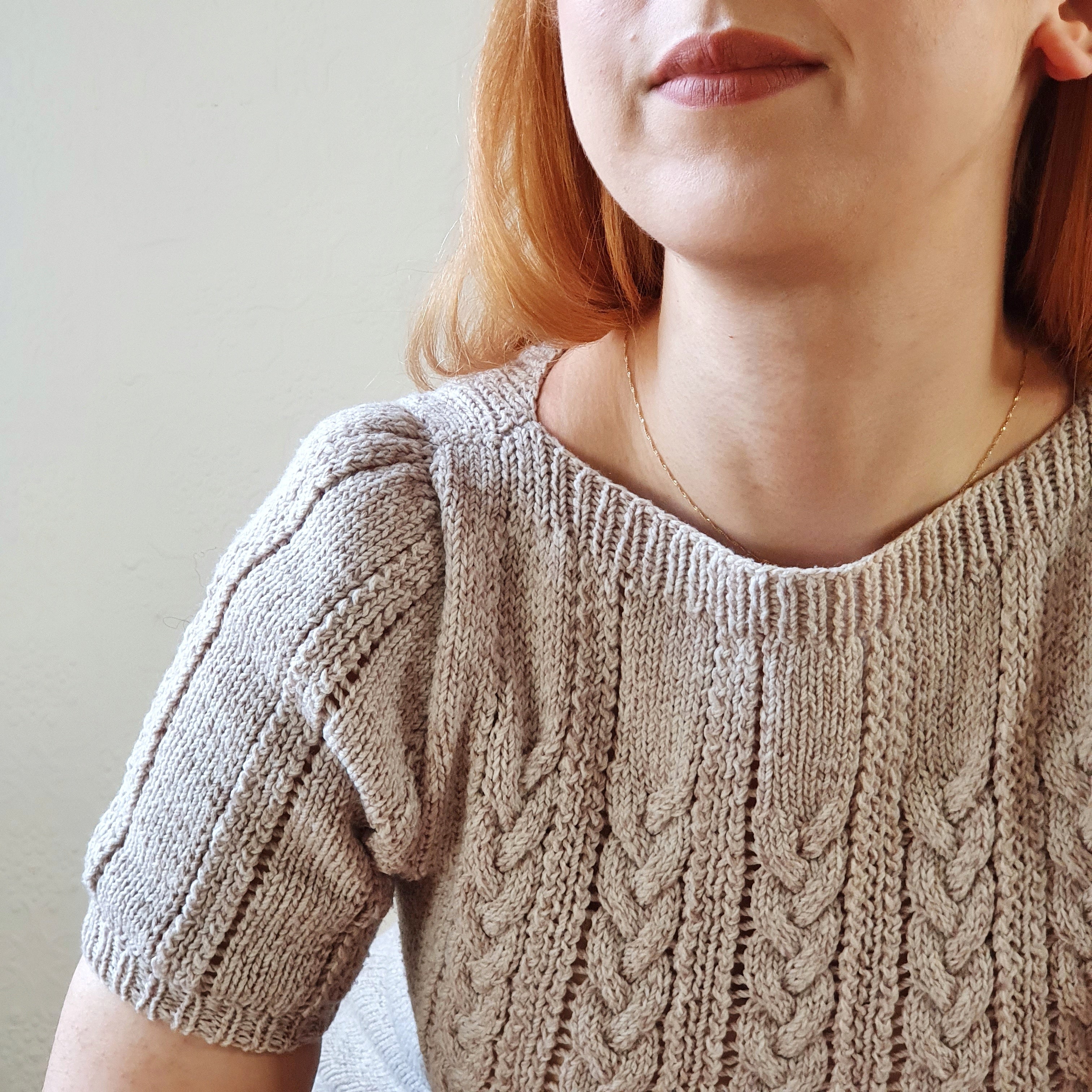 Cable Knit 70s Jumper - S - Image 4