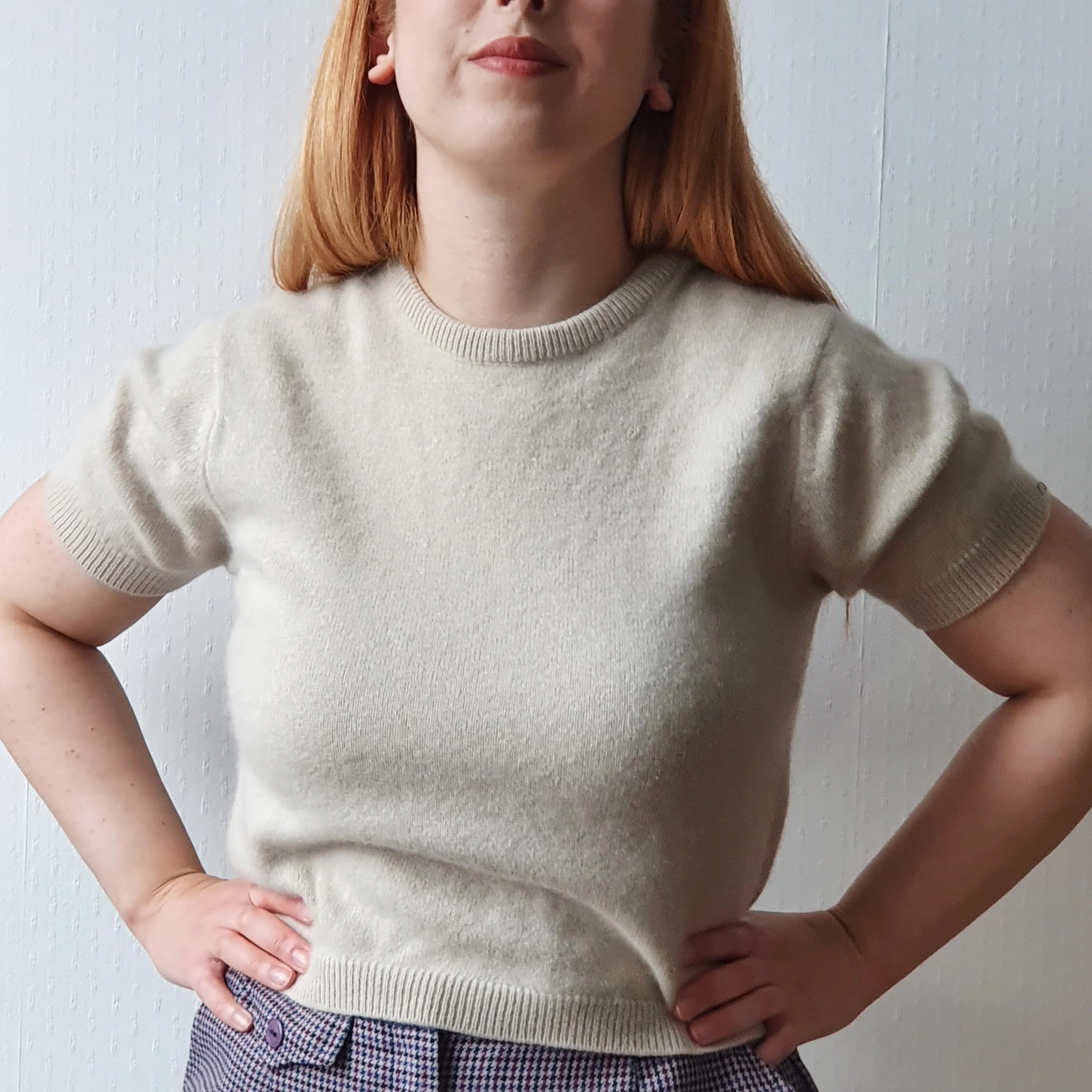 Cashmere Short Jumper - S - Image 3