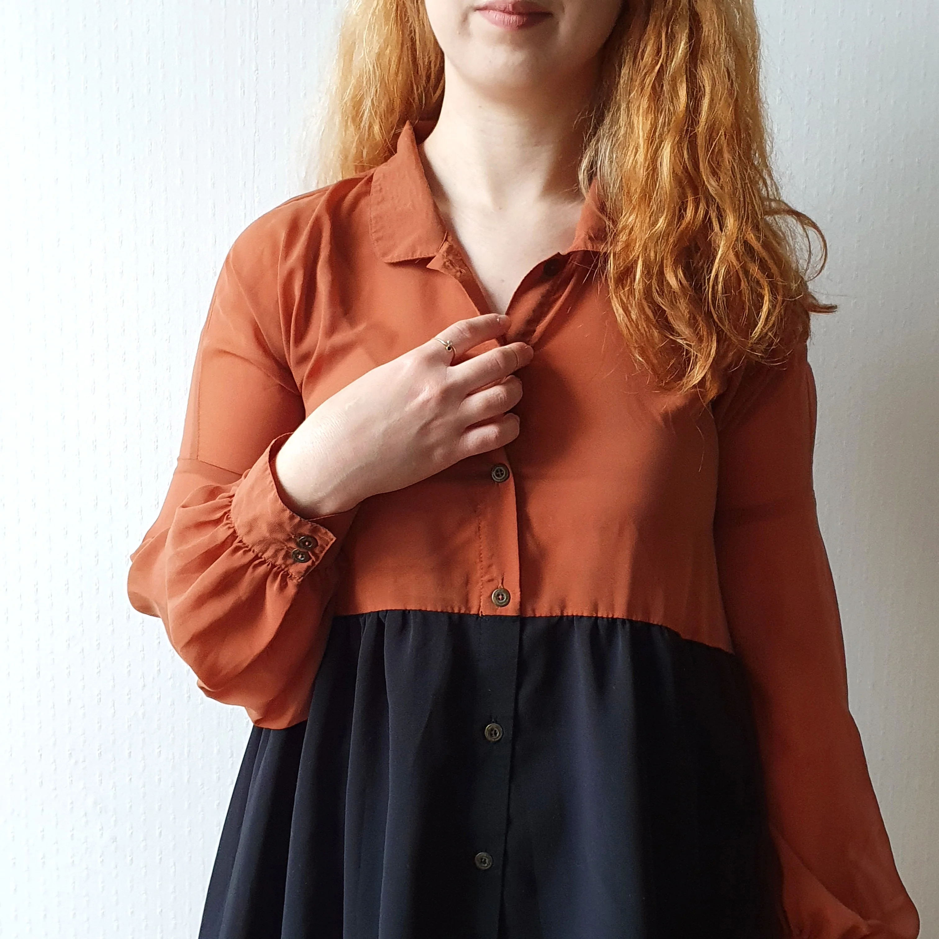 Colourblock Shift Dress - S - Image 4