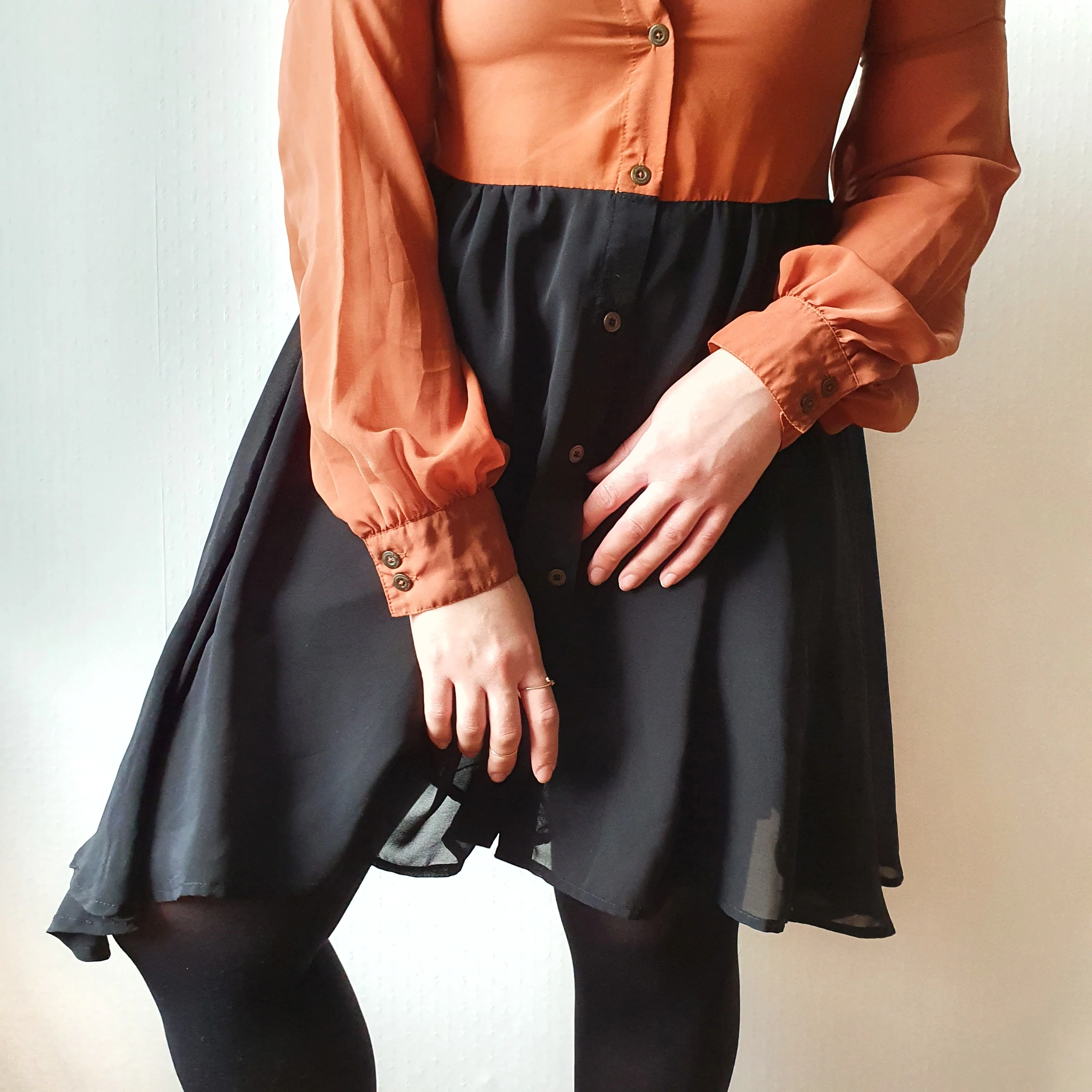 Colourblock Shift Dress - S - Image 5