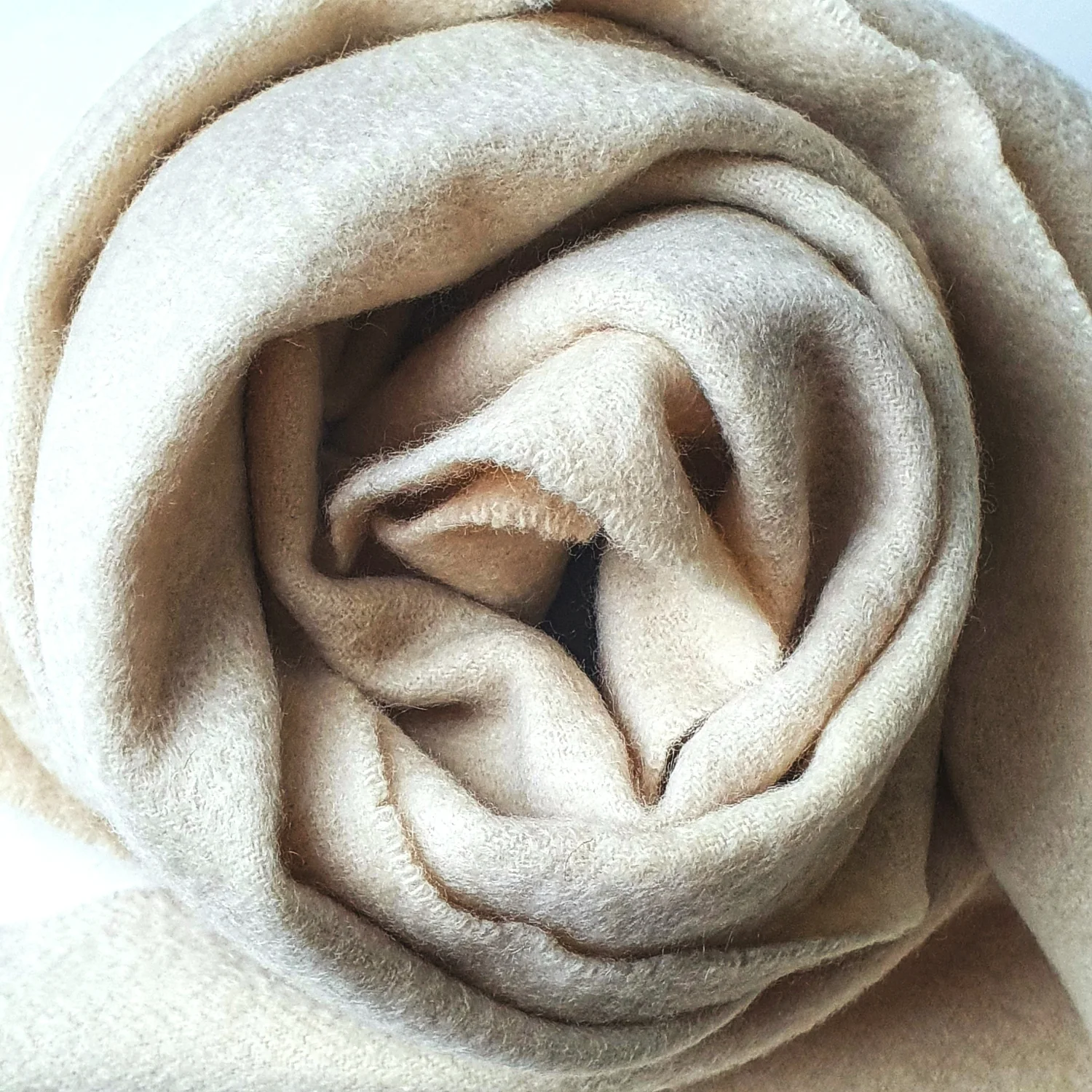 Cream Cashmere Scarf - Image 4