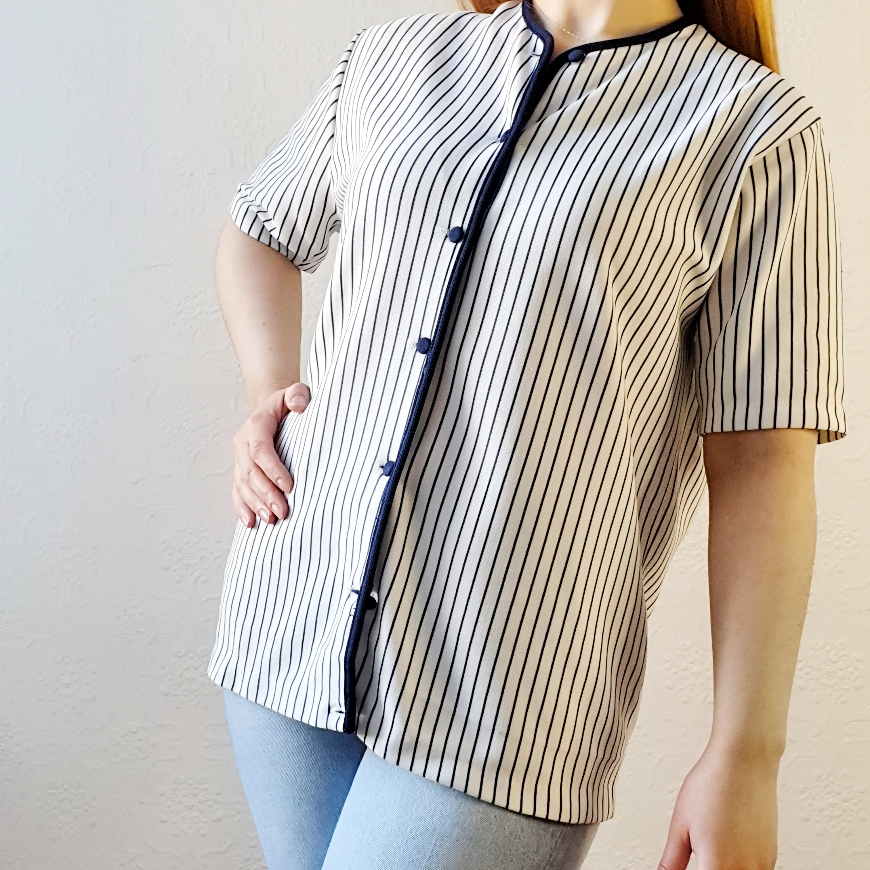 French Jersey Striped Top - XL - Image 3
