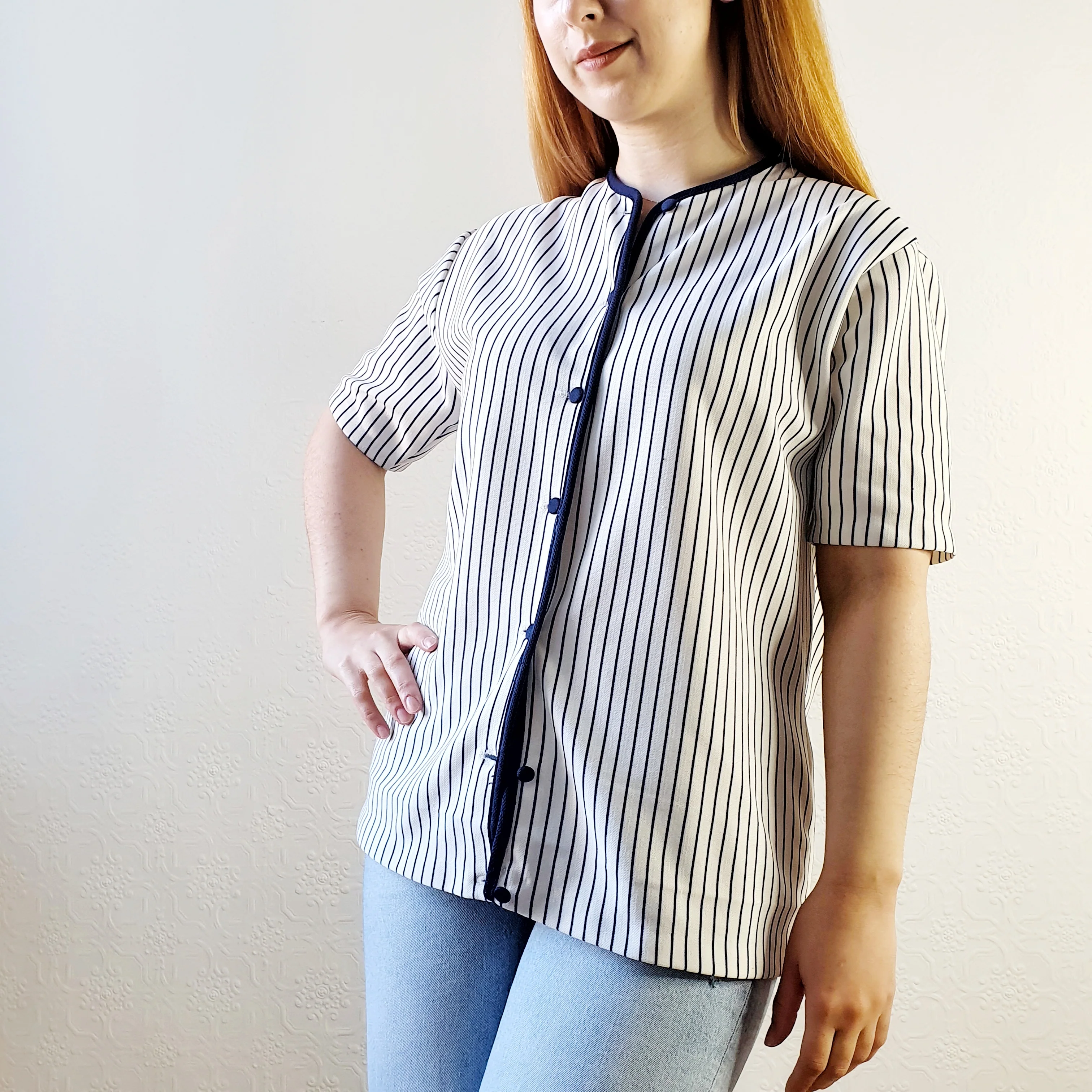 French Jersey Striped Top - XL - Image 4