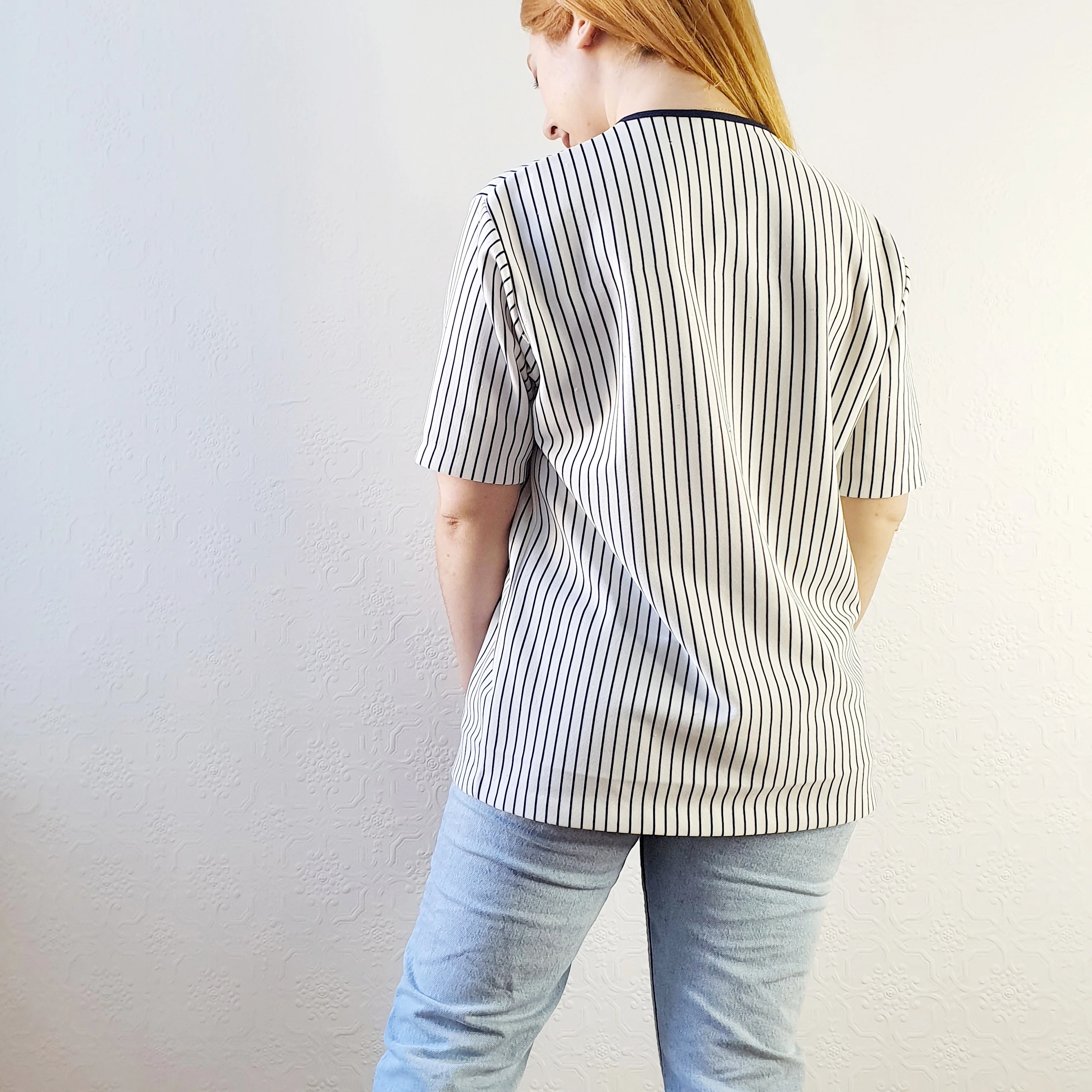 French Jersey Striped Top - XL - Image 7