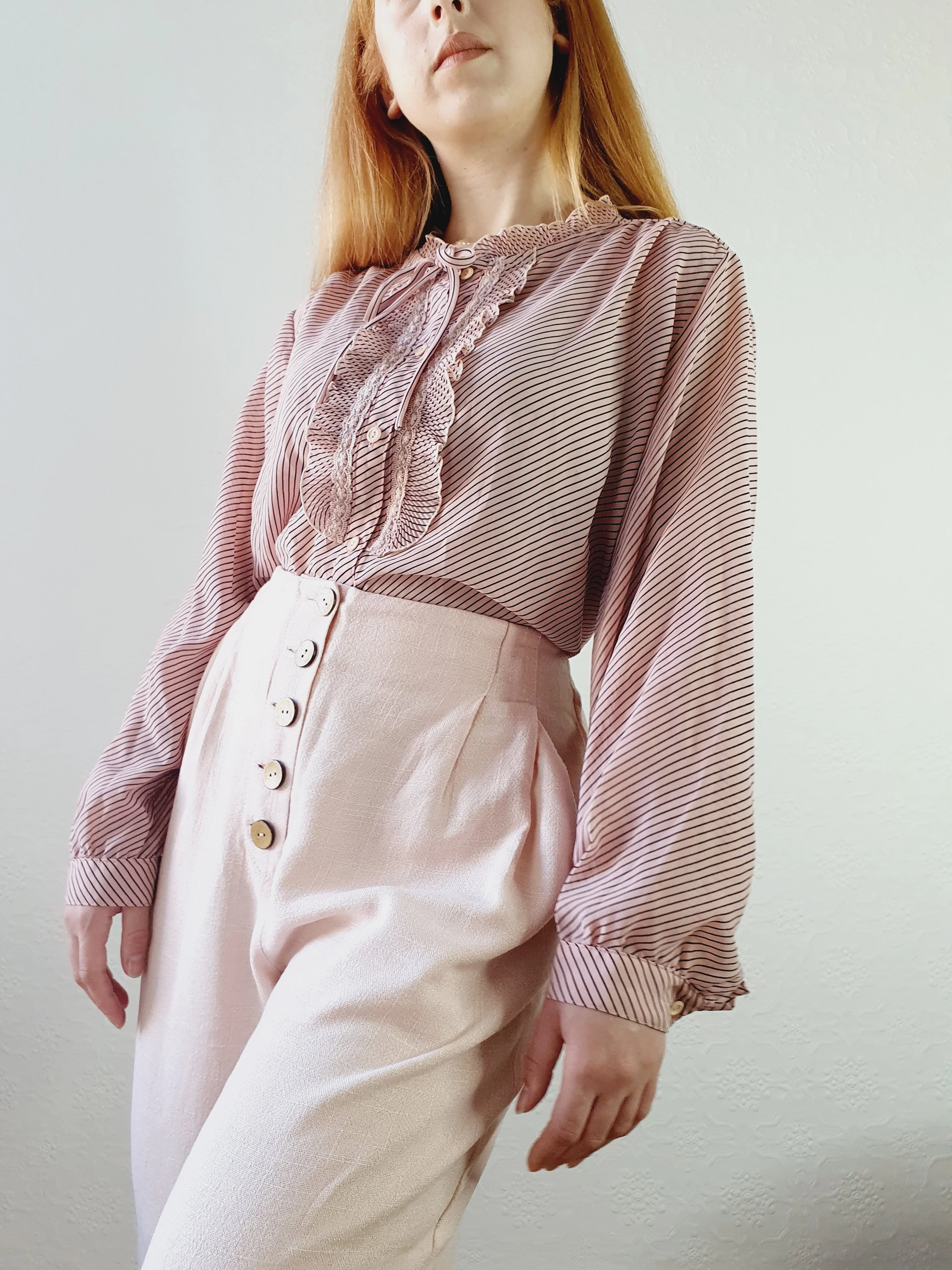Light Pink Wide Leg Culottes - M/L
