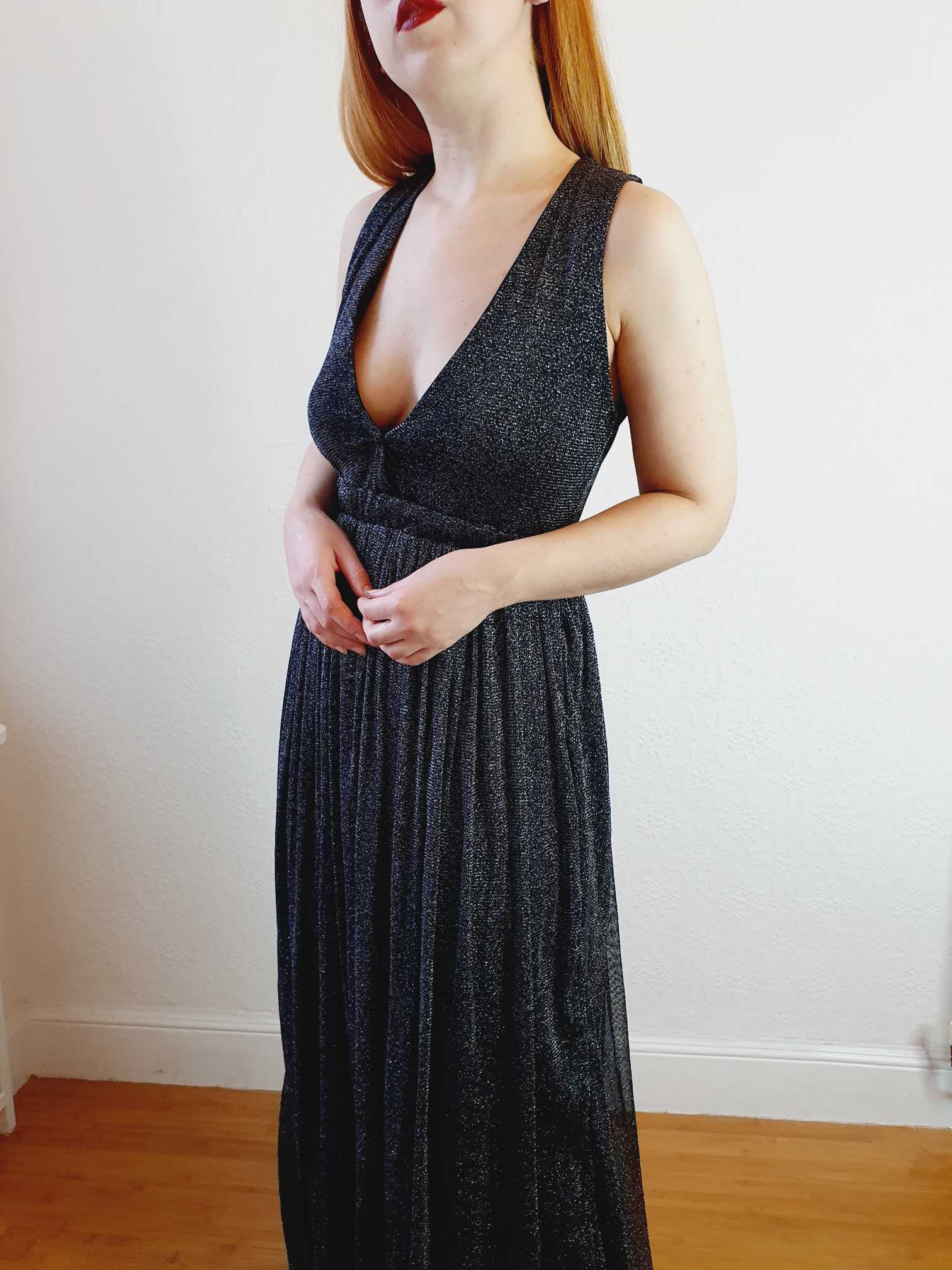 Lurex Maxi Dress - S/M