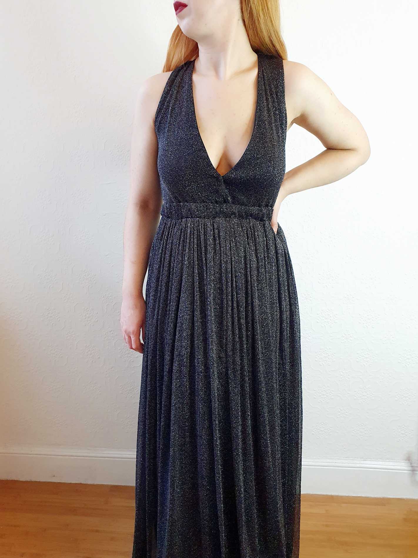 Lurex Maxi Dress - S/M - Image 2