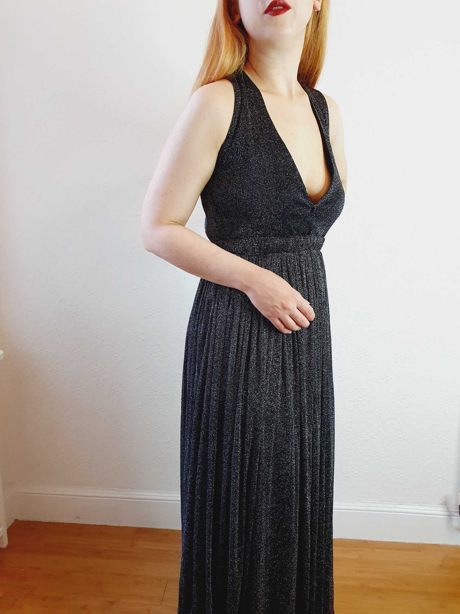 Lurex Maxi Dress - S/M - Image 5