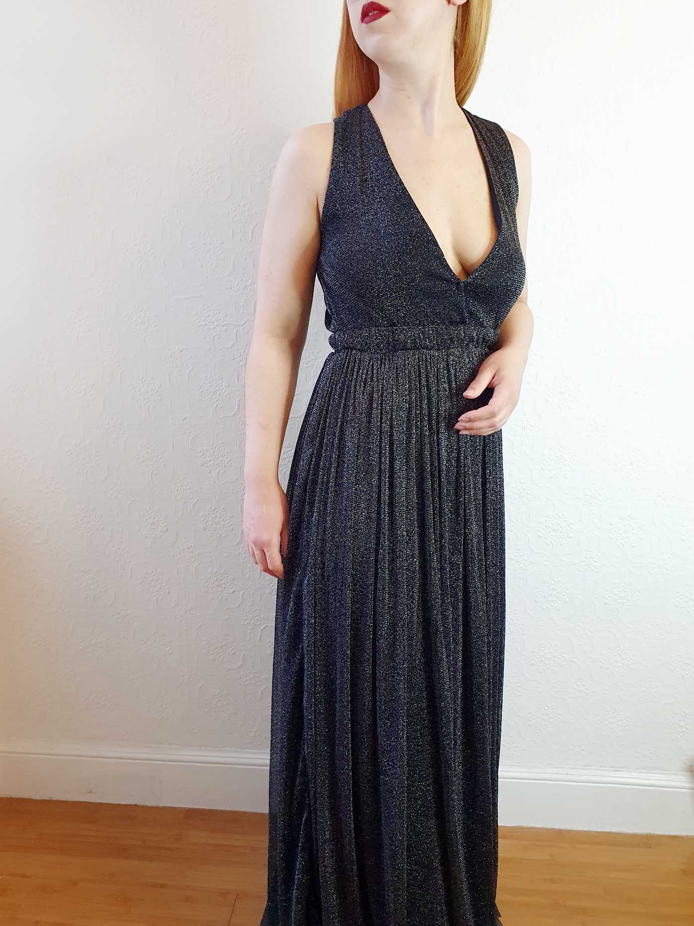 Lurex Maxi Dress - S/M - Image 6