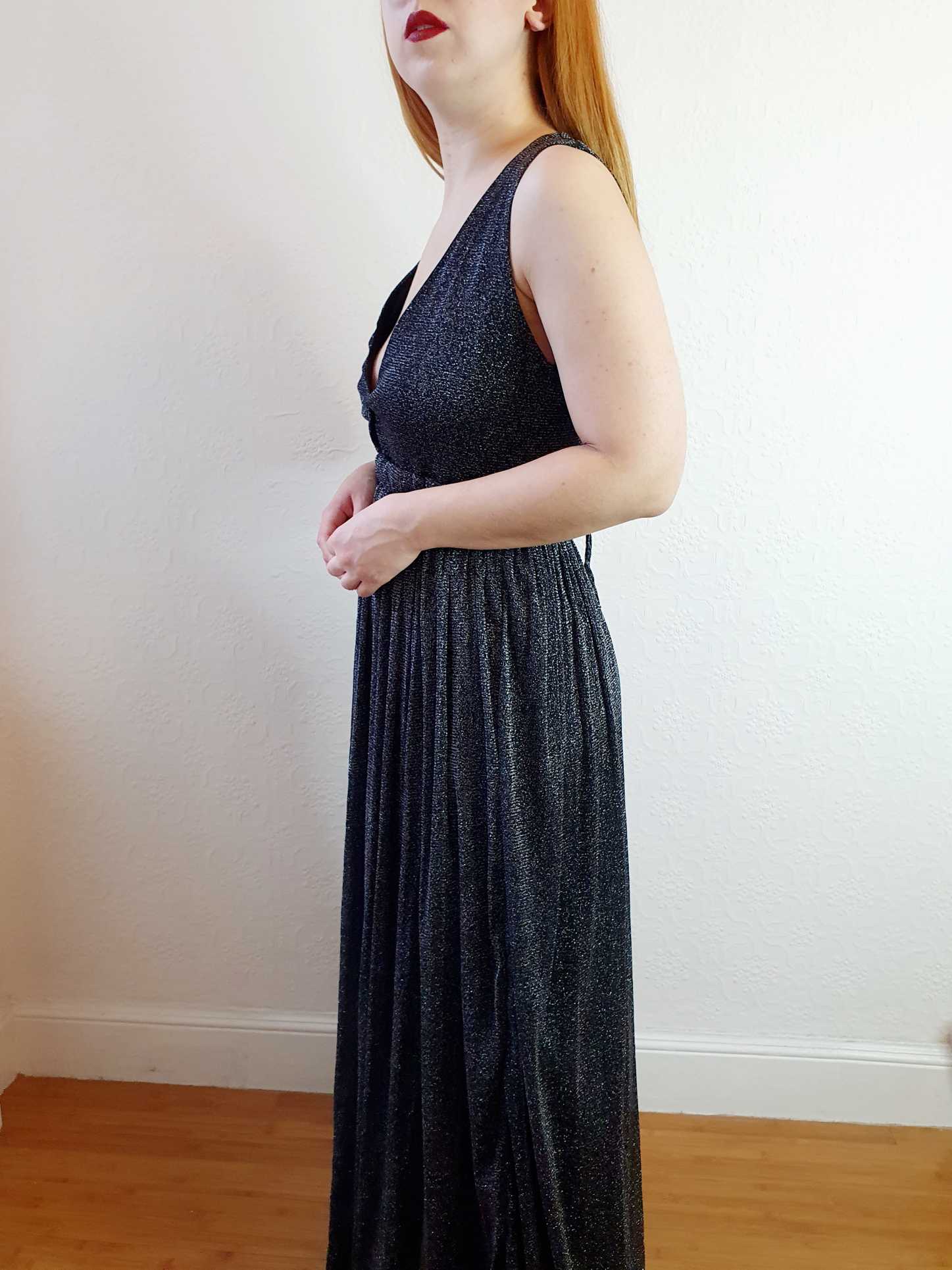 Lurex Maxi Dress - S/M - Image 8