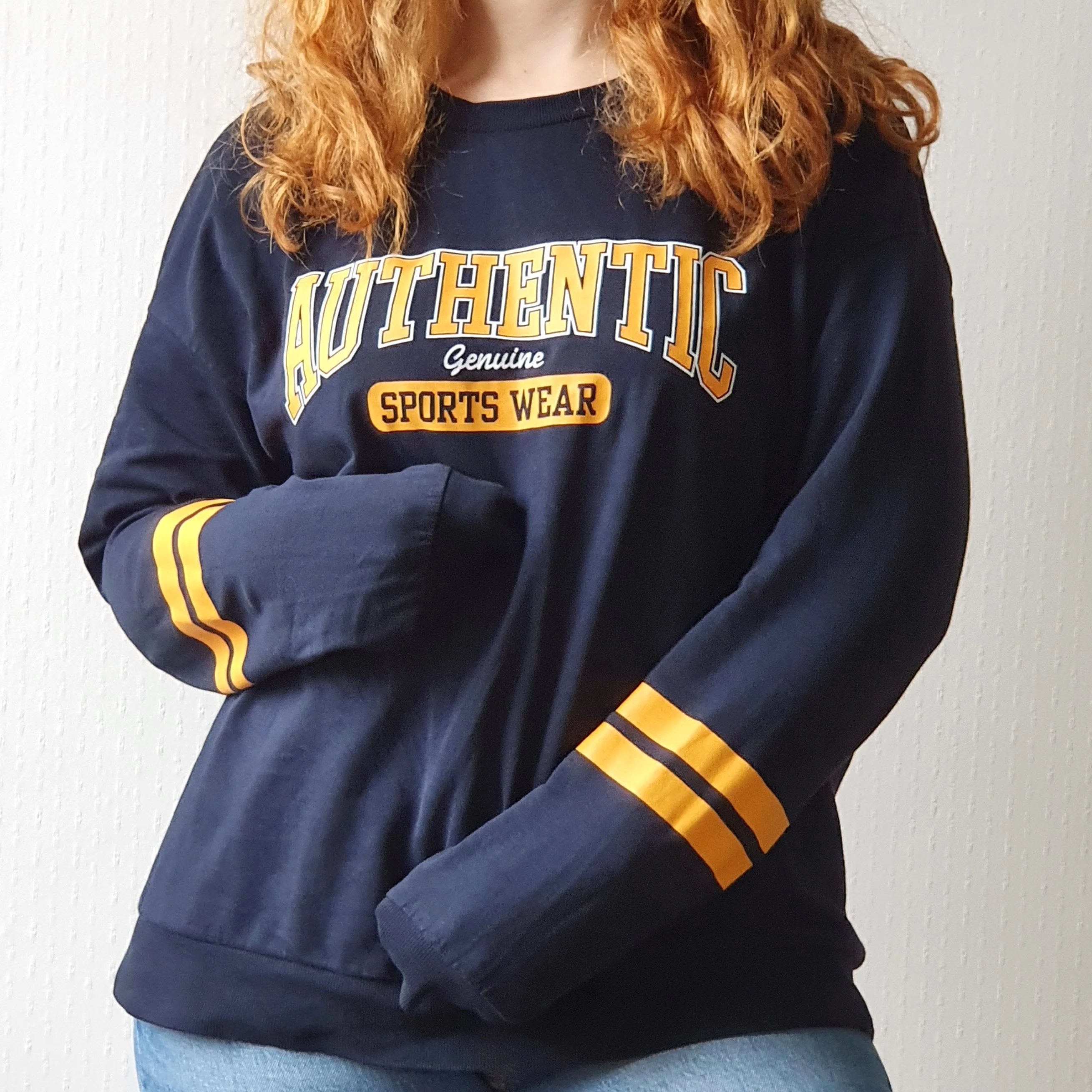 Navy Casual Sweatshirt - L - Image 4