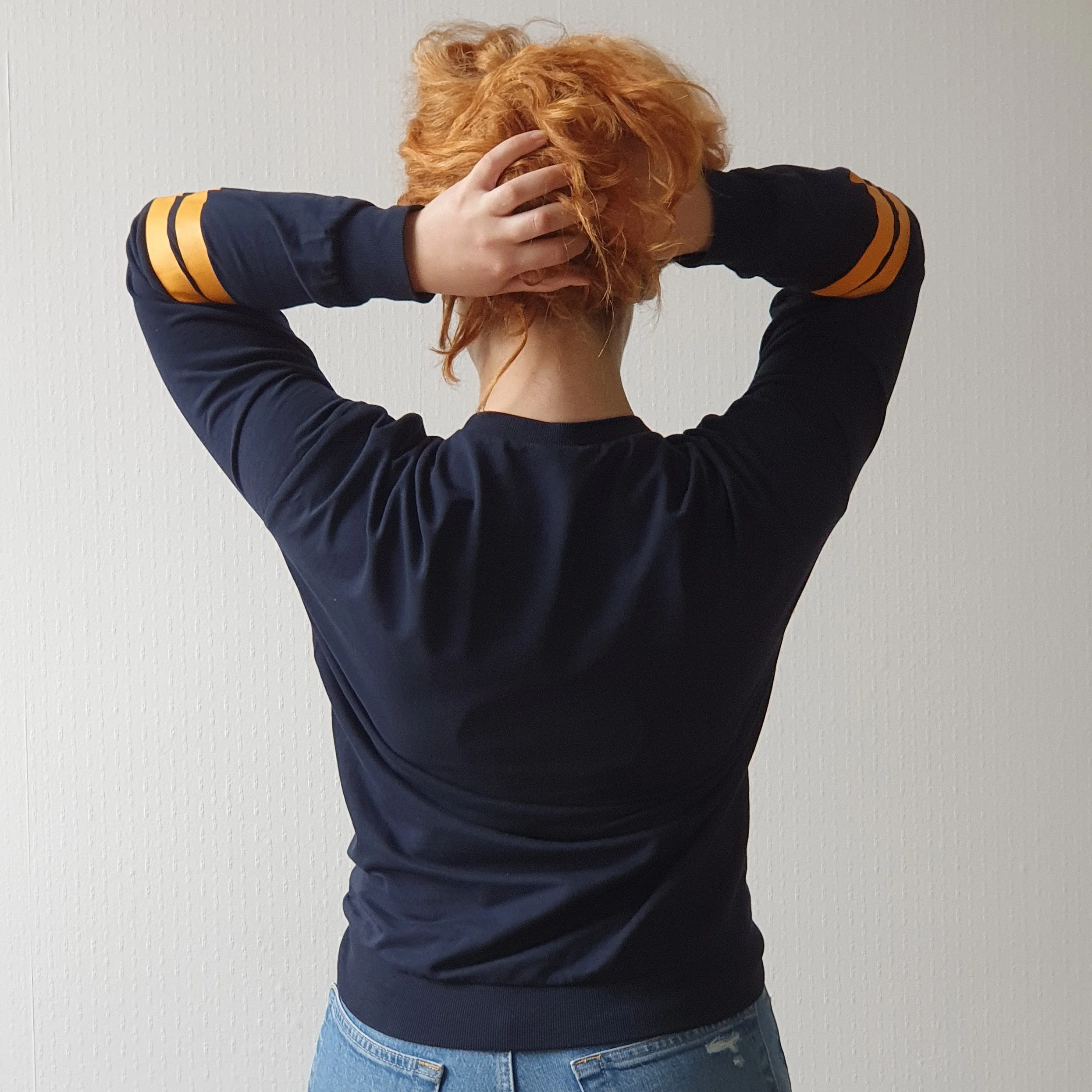 Navy Casual Sweatshirt - L - Image 5