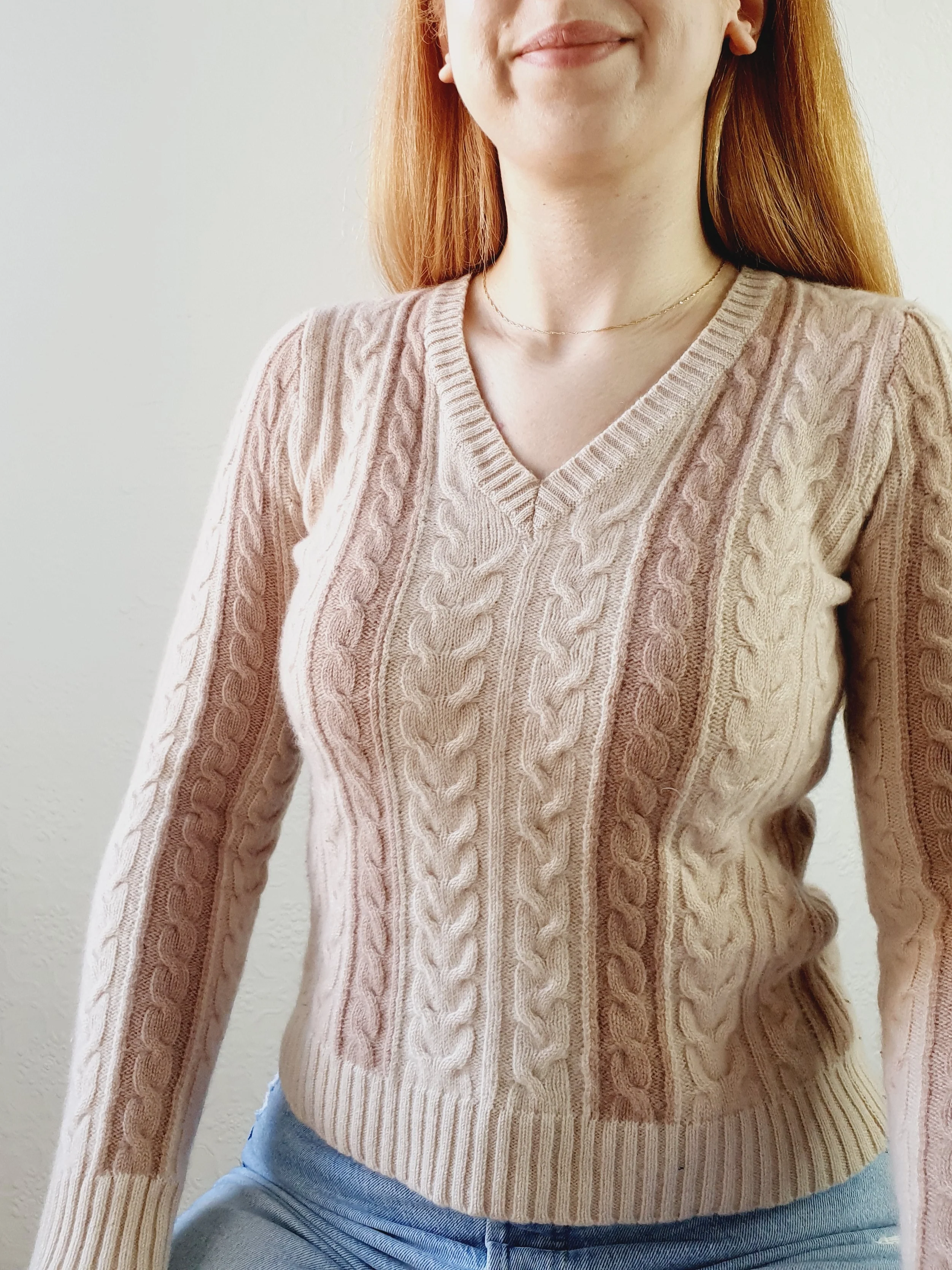 Neiman Marcus 100% Cashmere Cable Knit Jumper - XS - Image 2