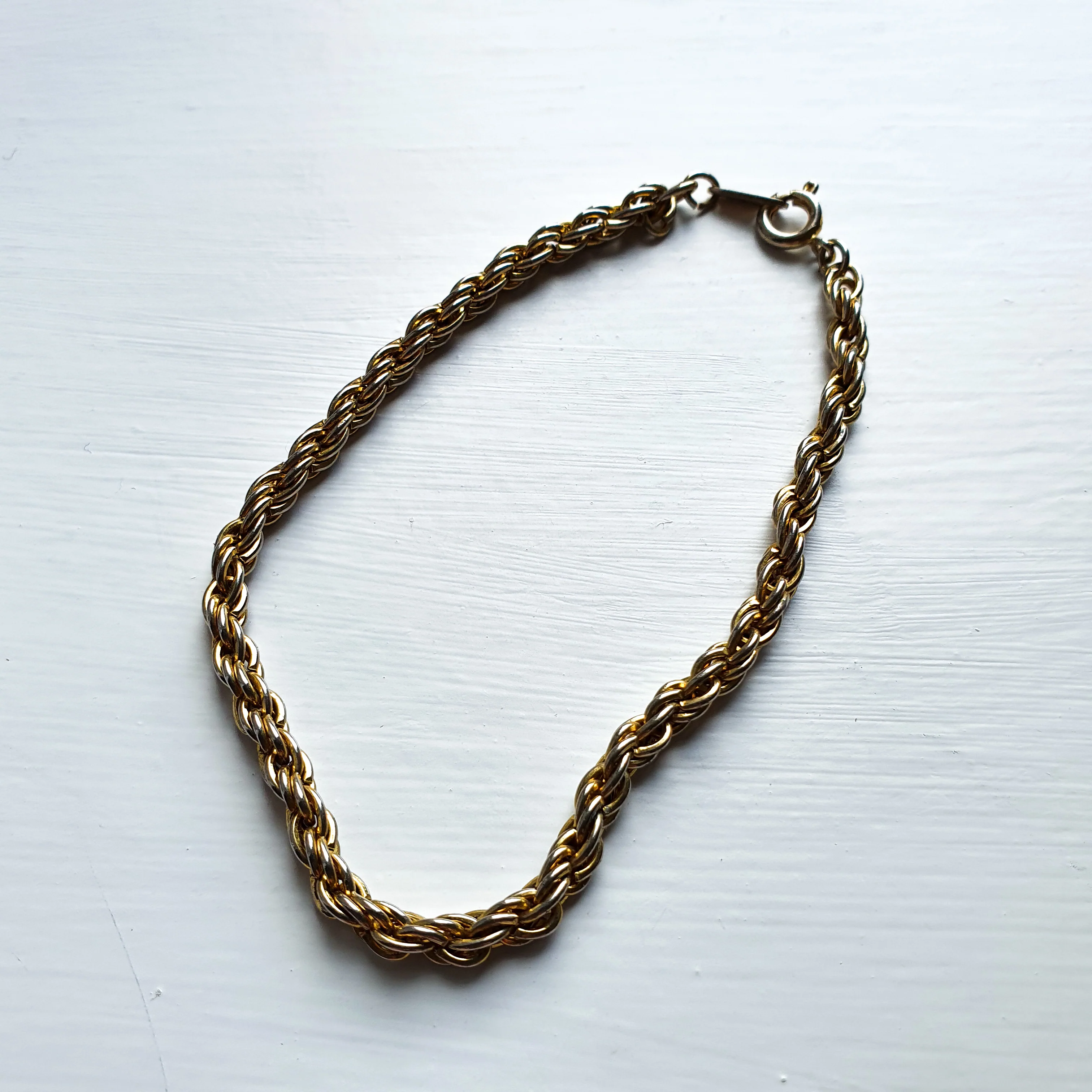 Pale Gold Rope Bracelet - Image 4