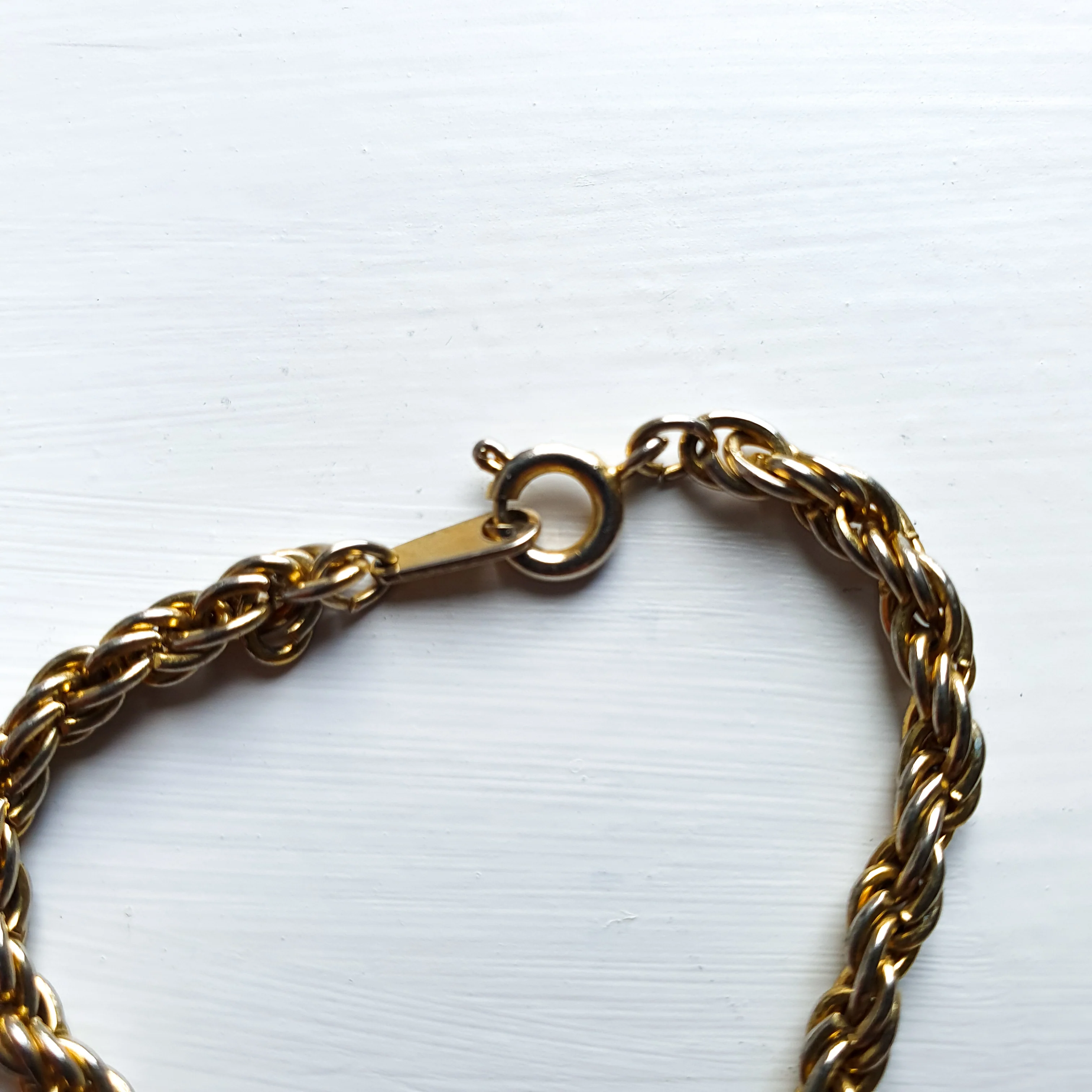 Pale Gold Rope Bracelet - Image 5
