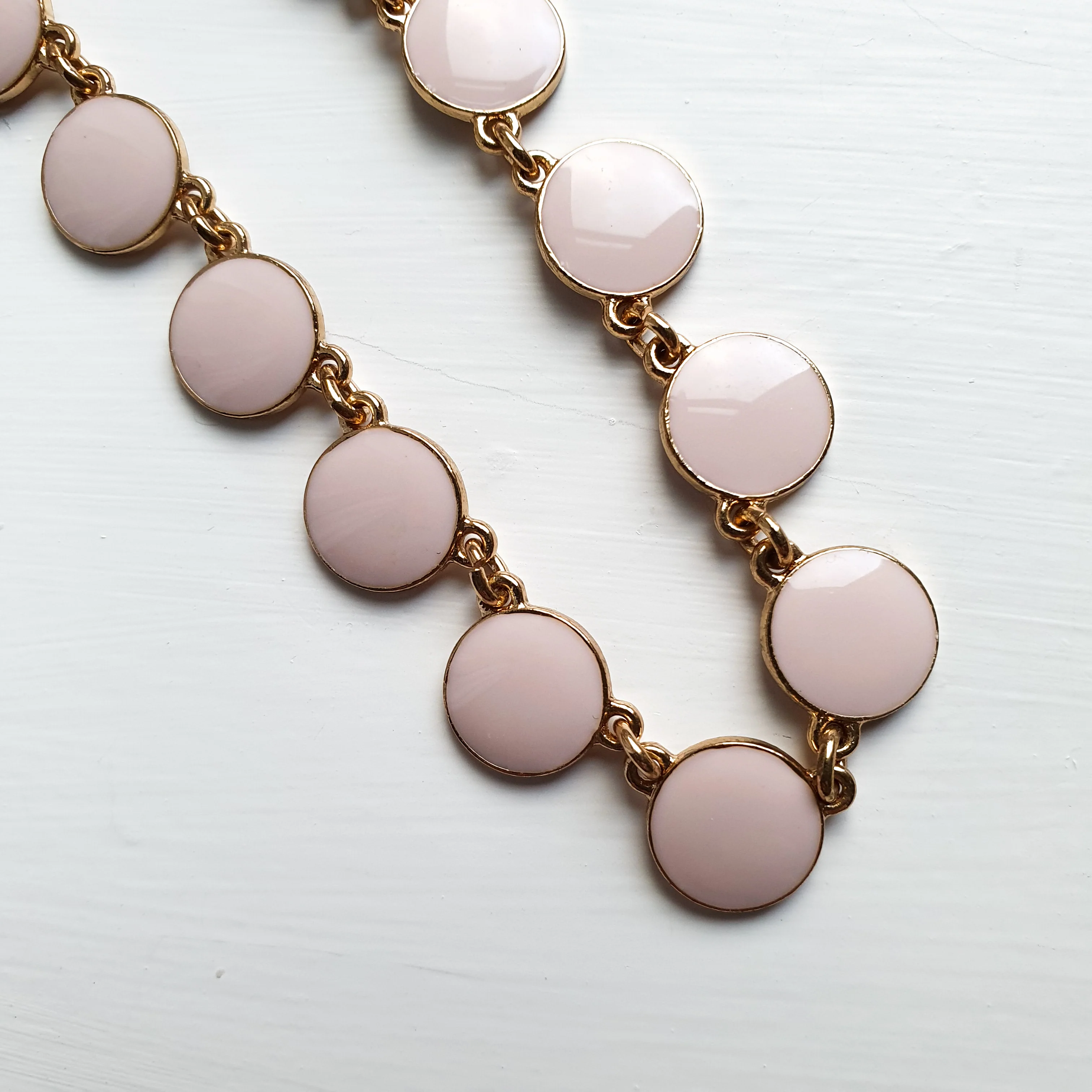 Pink Enamel Necklace - Image 3
