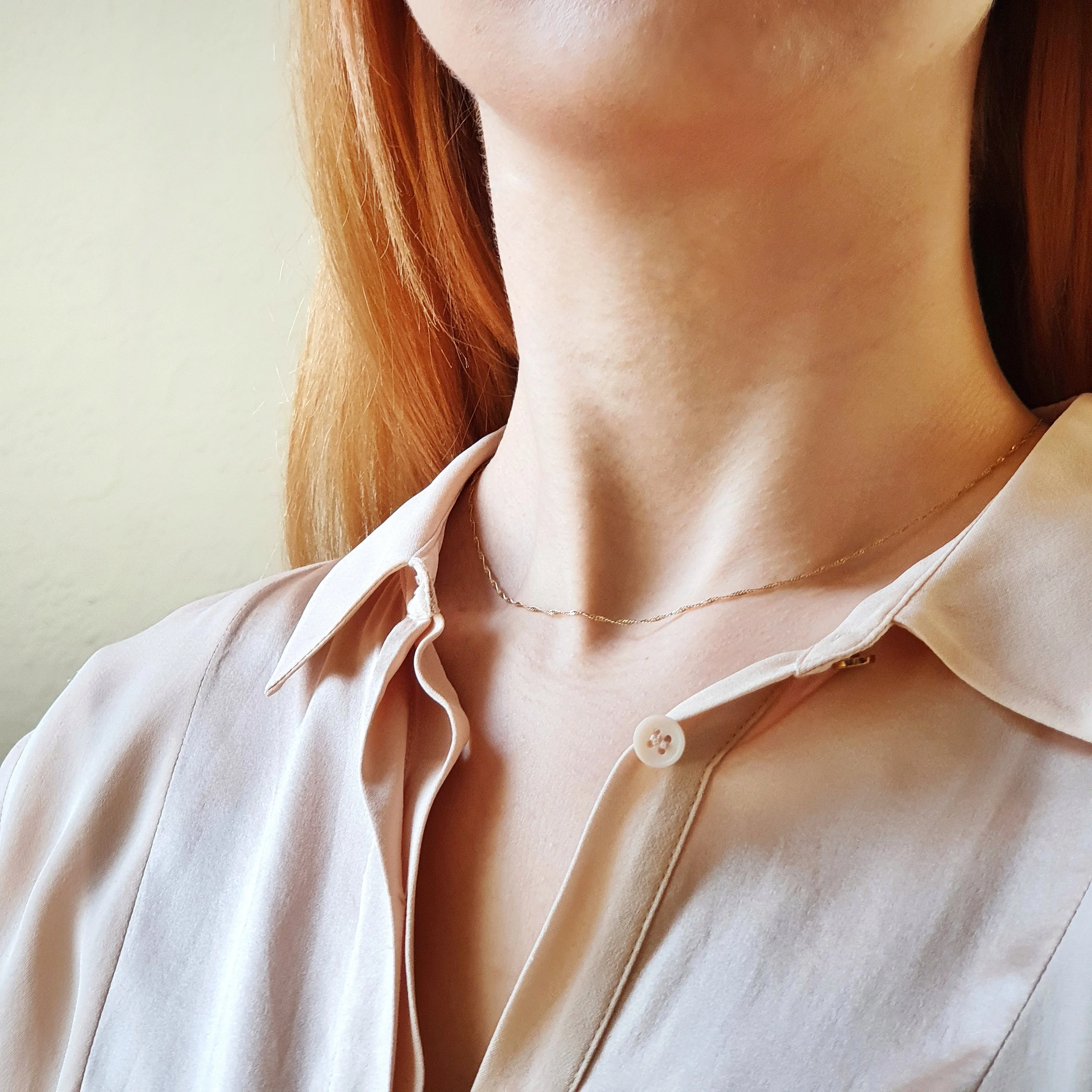 Pink Reiss Silk Blouse - S - Image 5