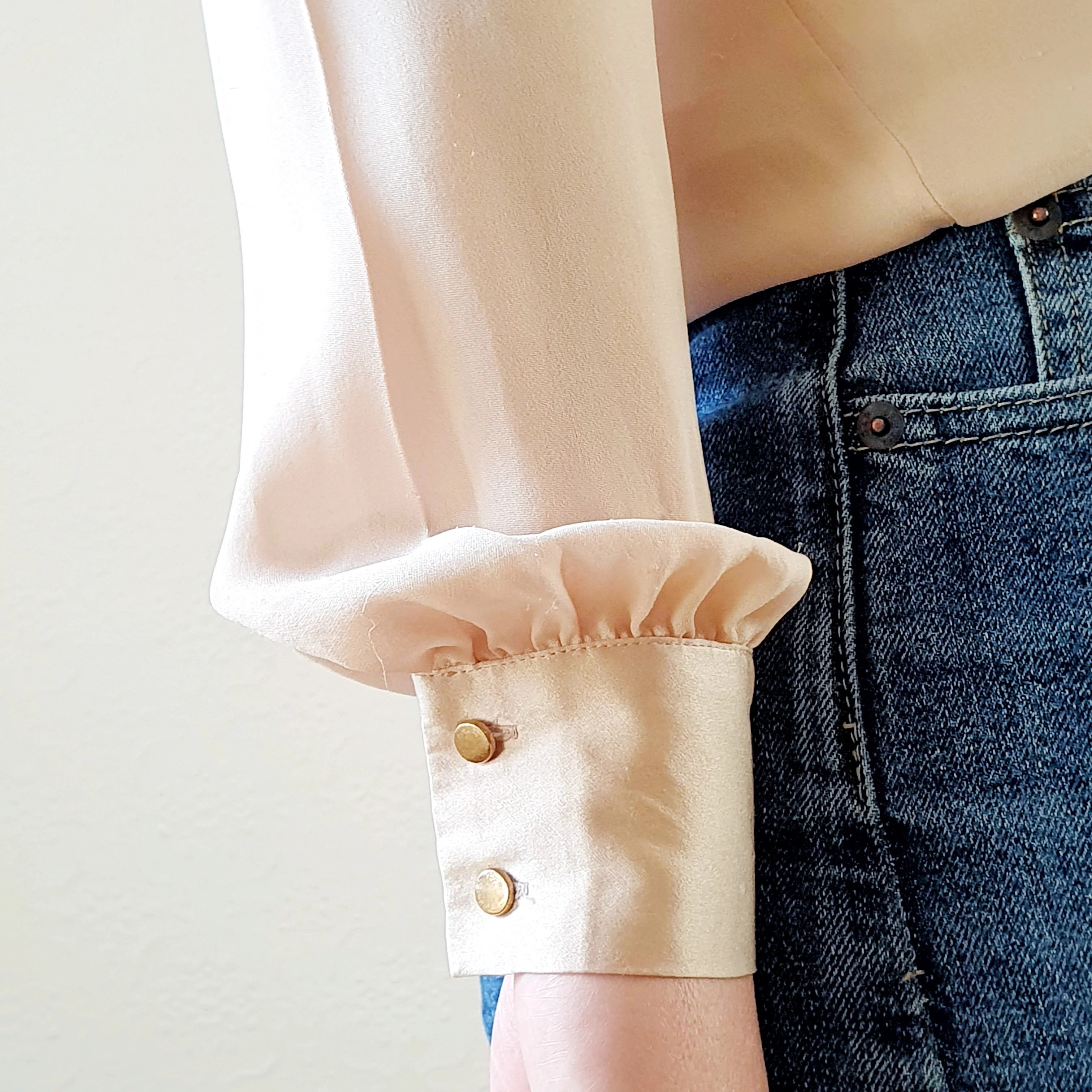 Pink Reiss Silk Blouse - S - Image 6