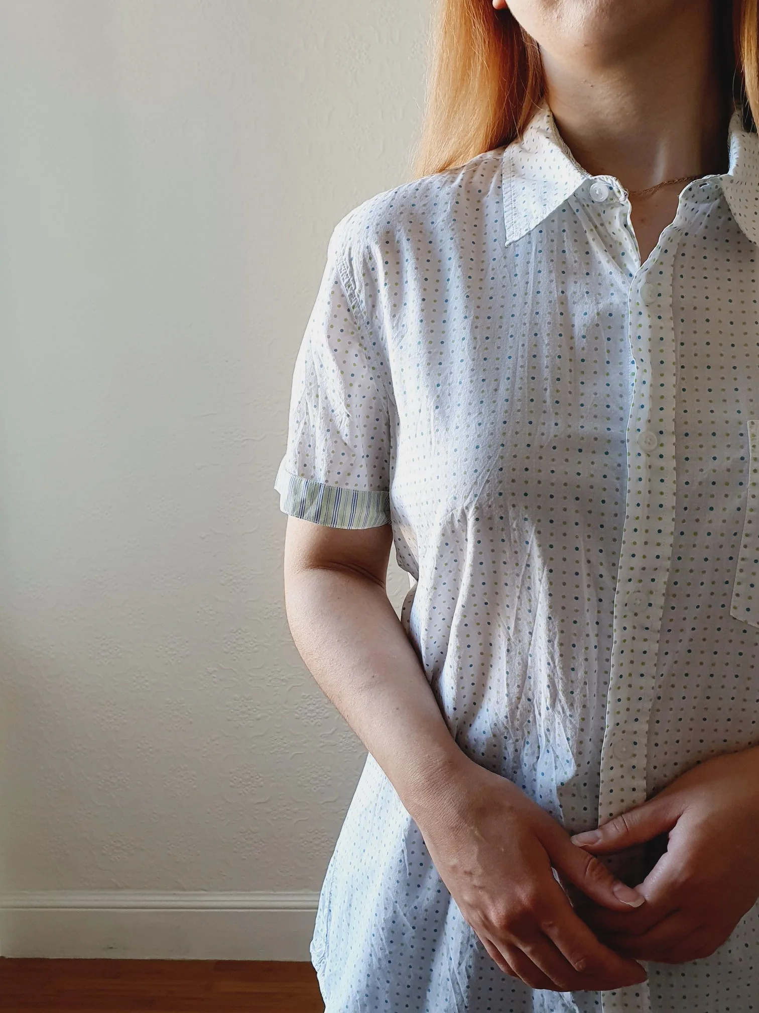 Polka Dot Blouse - M/L - Image 6