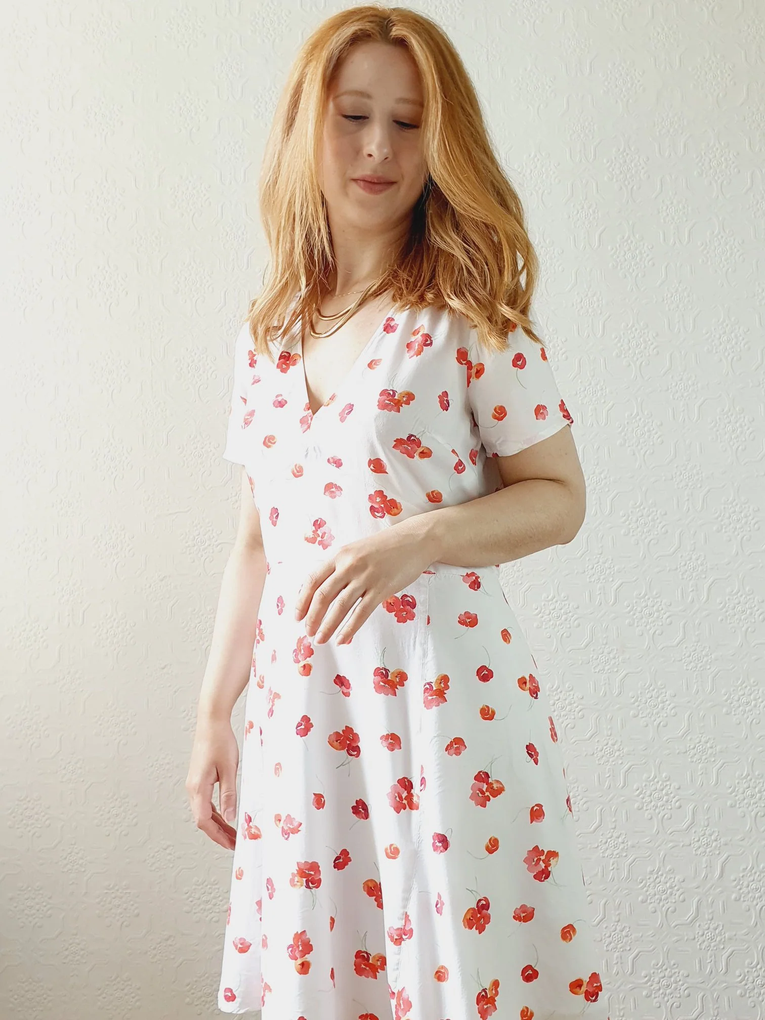 Poppy Floral Sundress - S/M - Image 2