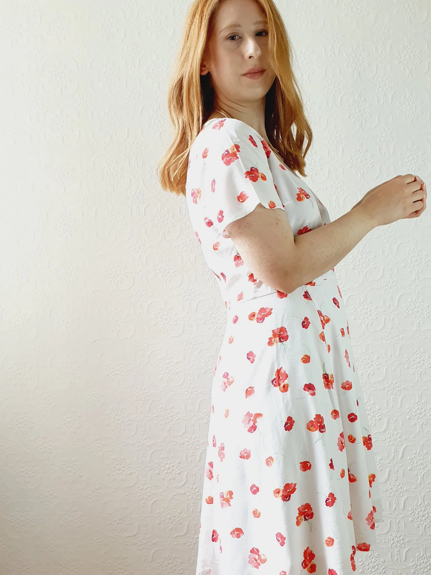 Poppy Floral Sundress - S/M - Image 4