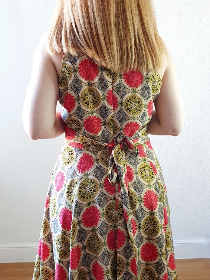 Preloved Intricate Pattern Sleeveless Dress - M - Image 6