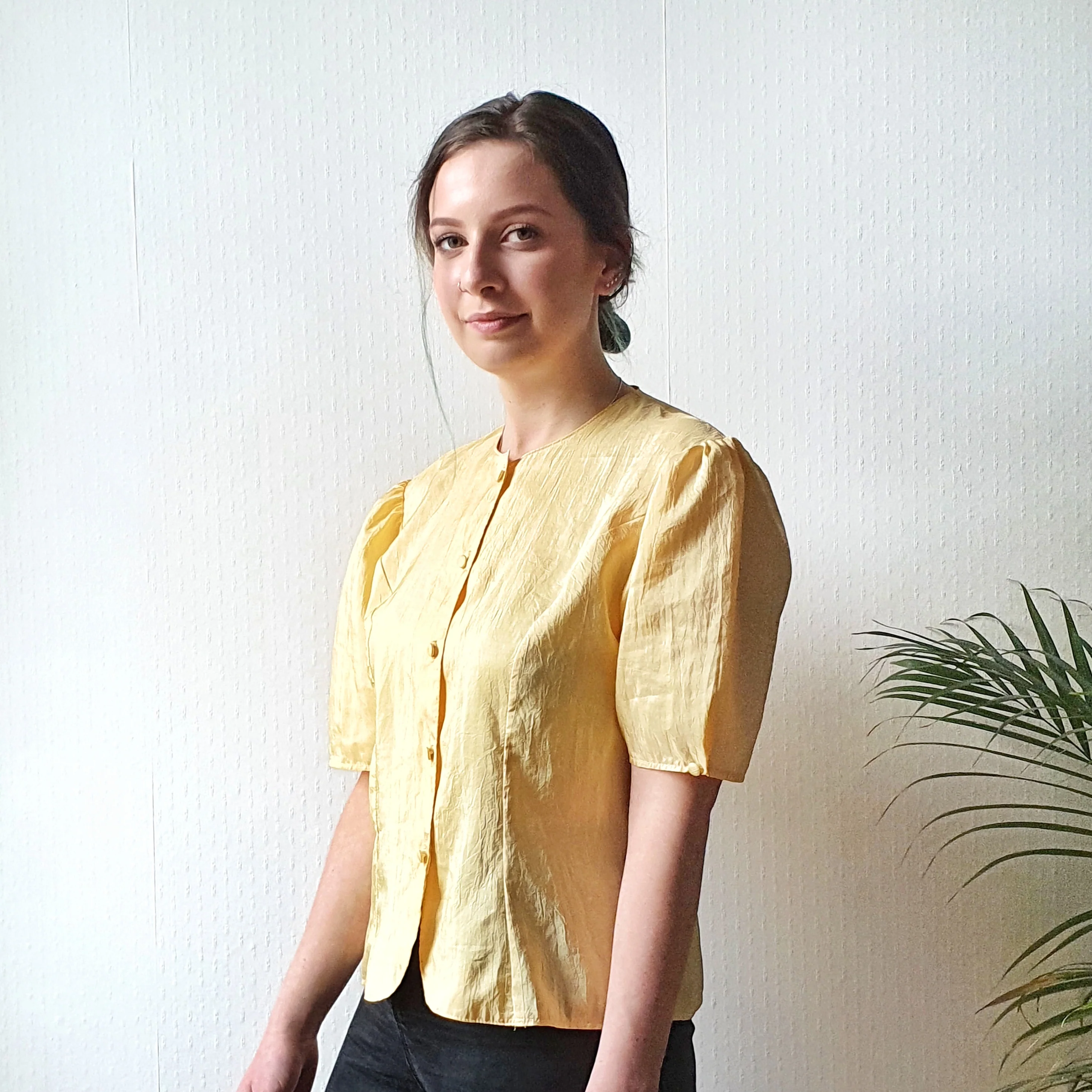 Puff Sleeve Top - M - Image 5
