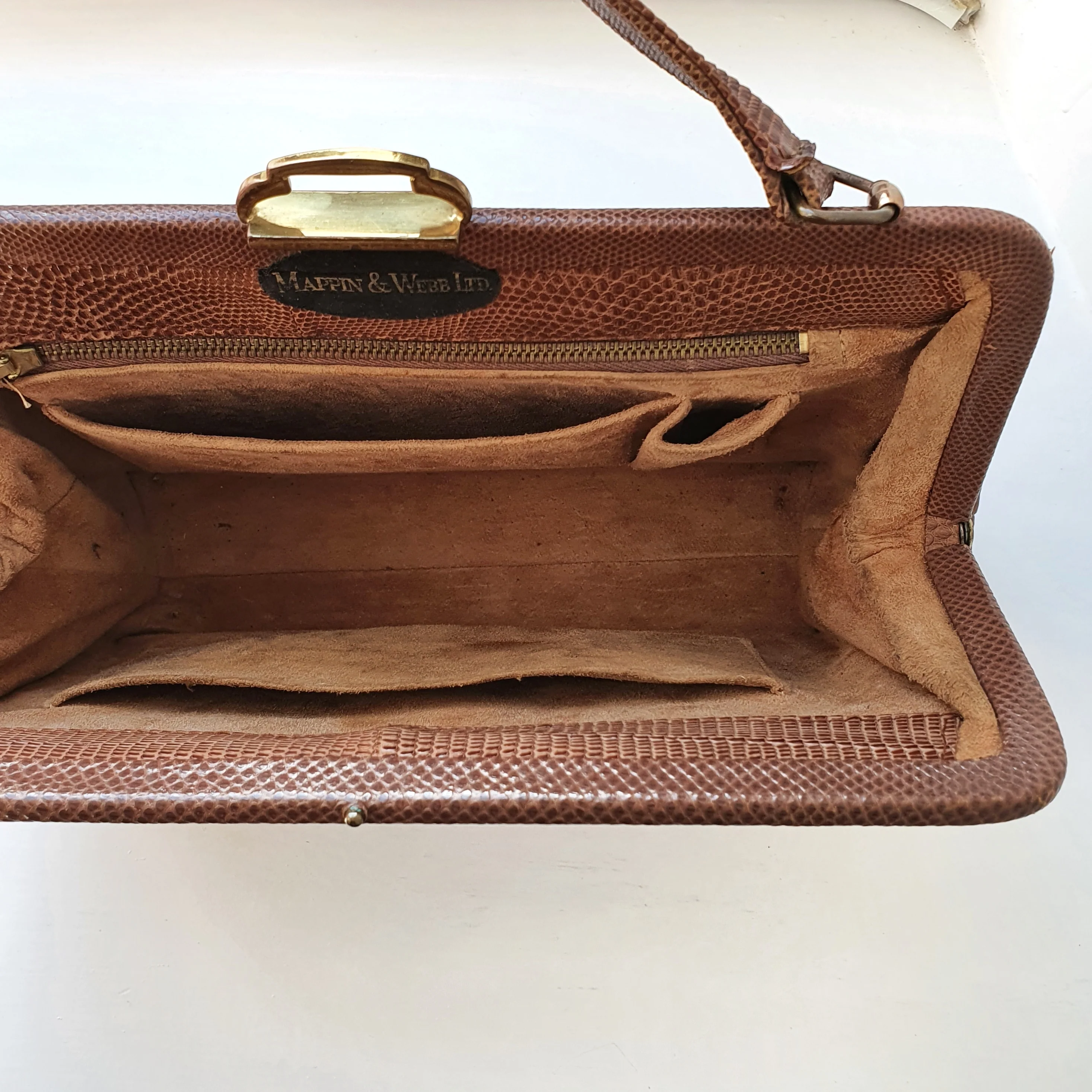 Tan Lizard Skin Bag - Image 3