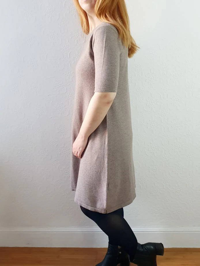 Taupe Knitted Dress - XS/S - Image 3