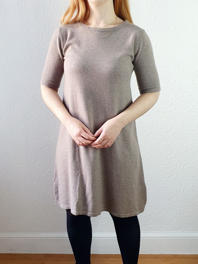 Taupe Knitted Dress - XS/S - Image 4