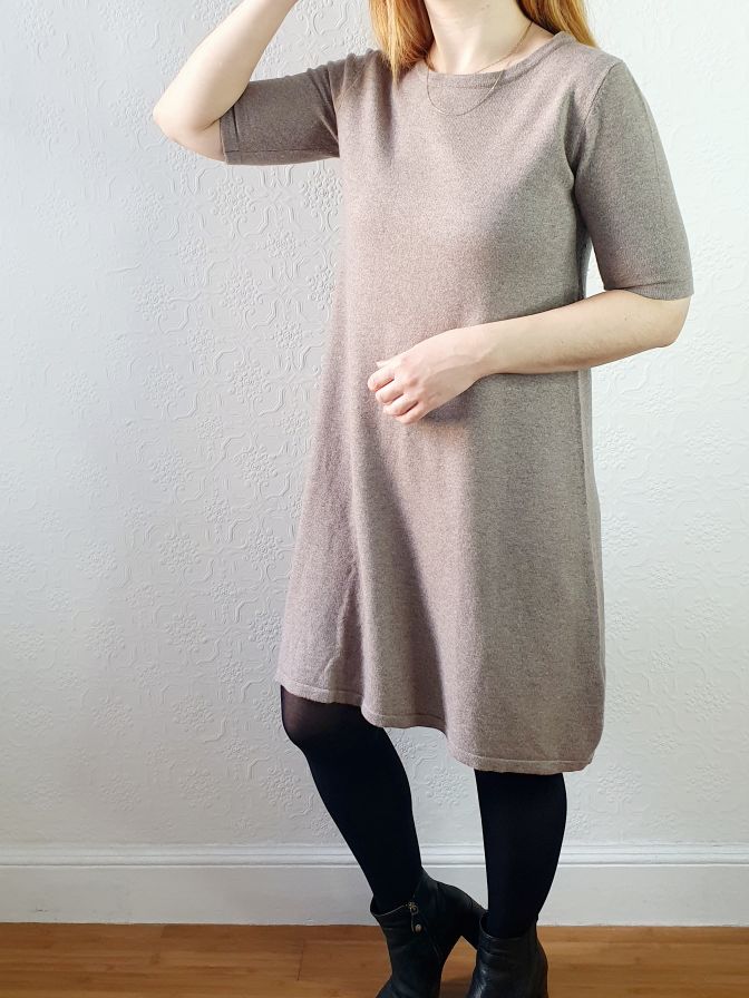 Taupe Knitted Dress - XS/S - Image 5
