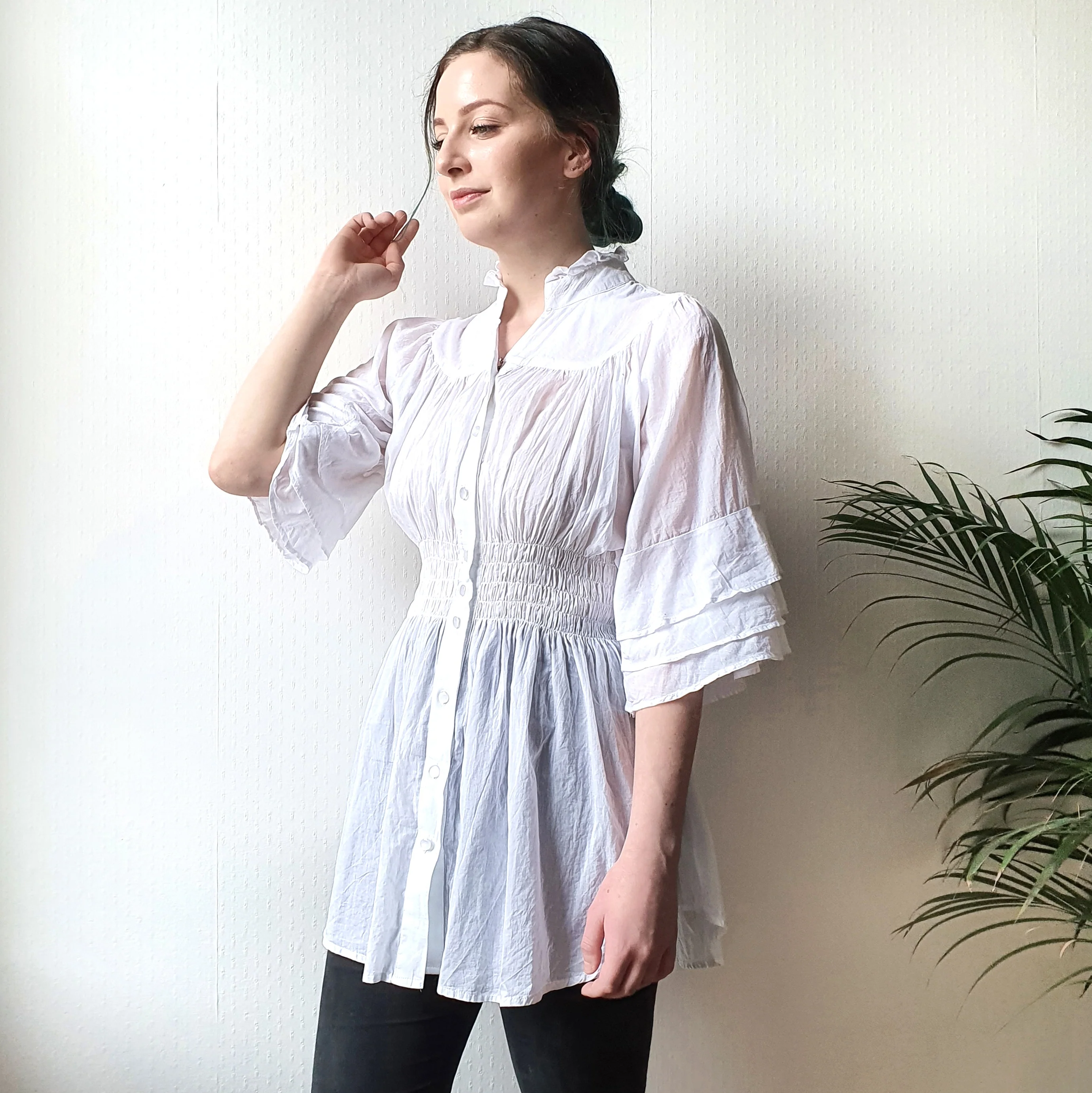 Victorian Inspired Blouse - S - Image 3