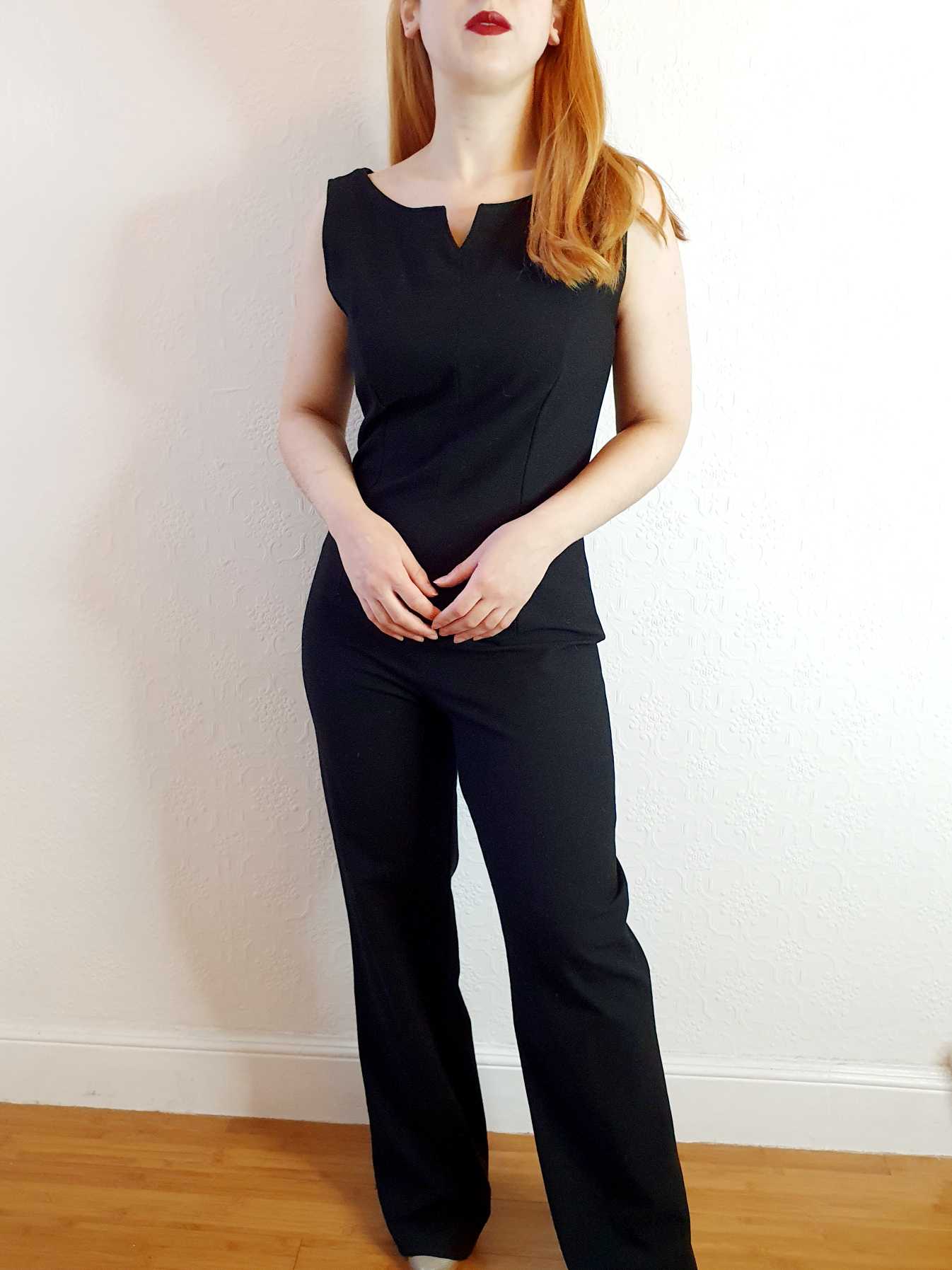 Vintage 70s Black Jumpsuit - S - Image 3