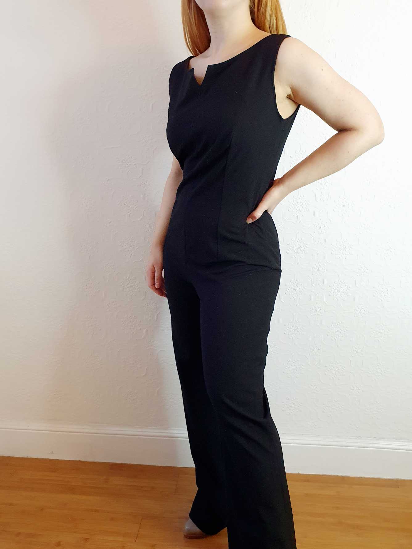 Vintage 70s Black Jumpsuit - S - Image 5