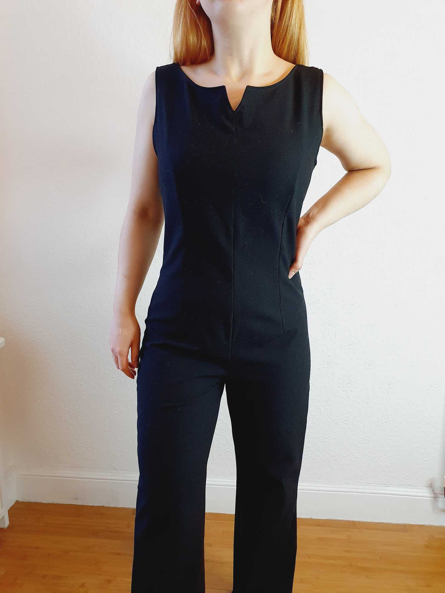 Vintage 70s Black Jumpsuit - S - Image 8