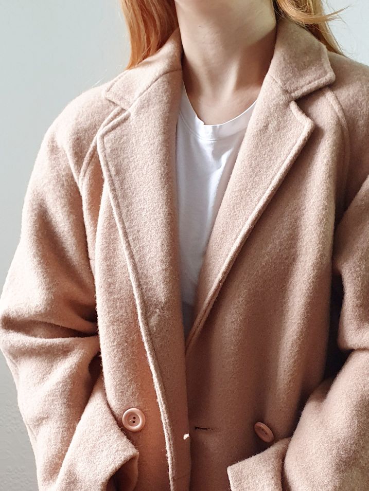 Vintage 70s Camel Beige Pure Wool Long Trench Coat with Belt - S/M - Image 15