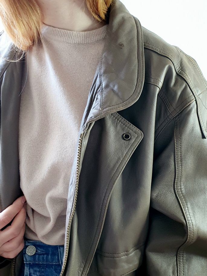Vintage 80s Nappa Leather Jacket - XXL - Image 12