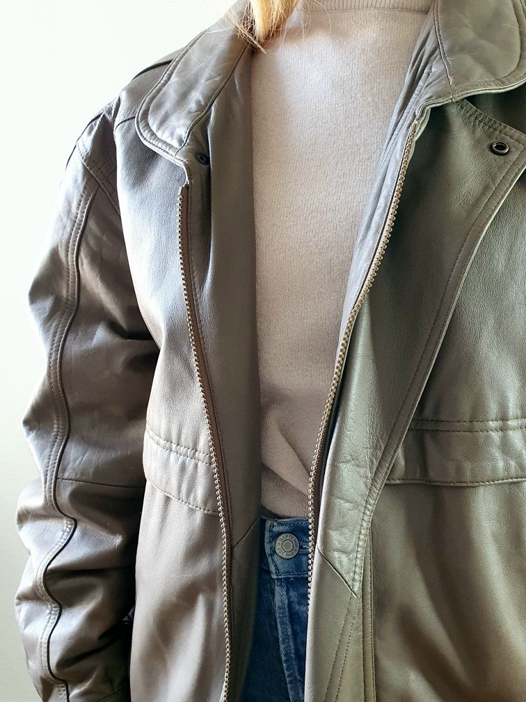 Vintage 80s Nappa Leather Jacket - XXL - Image 6