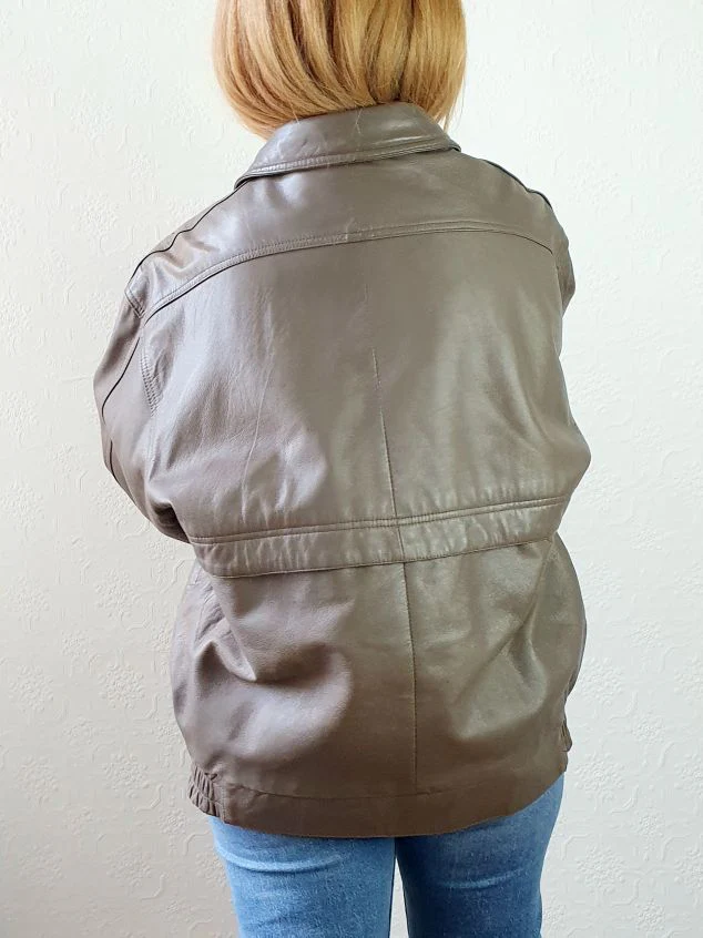 Vintage 80s Nappa Leather Jacket - XXL - Image 9