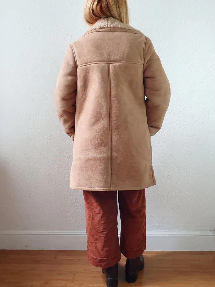 Vintage 80s Tan Genuine 100% Sheepskin Jacket - XS/S - Image 11