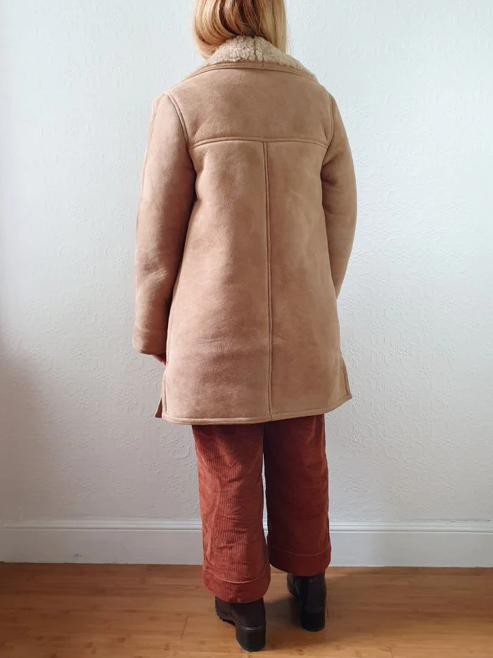 Vintage 80s Tan Genuine 100% Sheepskin Jacket - XS/S - Image 7