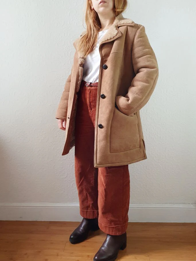 Vintage 80s Tan Genuine 100% Sheepskin Jacket - XS/S - Image 8