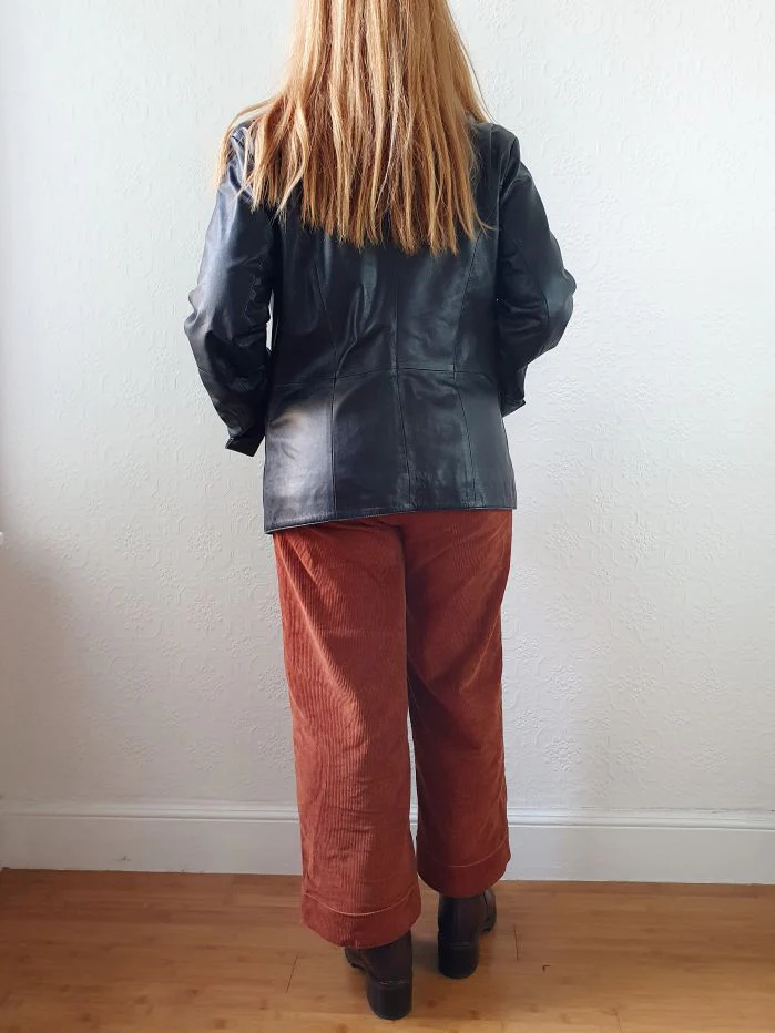 Vintage 90s Black Genuine Leather Blazer Style Jacket - S - Image 10