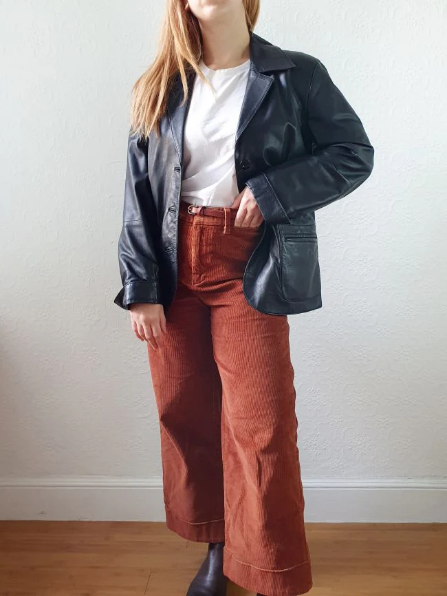 Vintage 90s Black Genuine Leather Blazer Style Jacket - S - Image 7