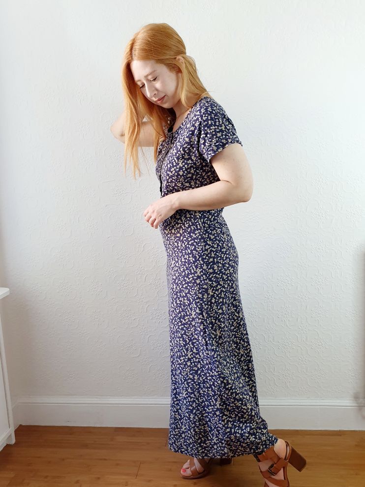 Vintage 90s Floral Ditsy Laura Ashley Dress - S/M - Image 2